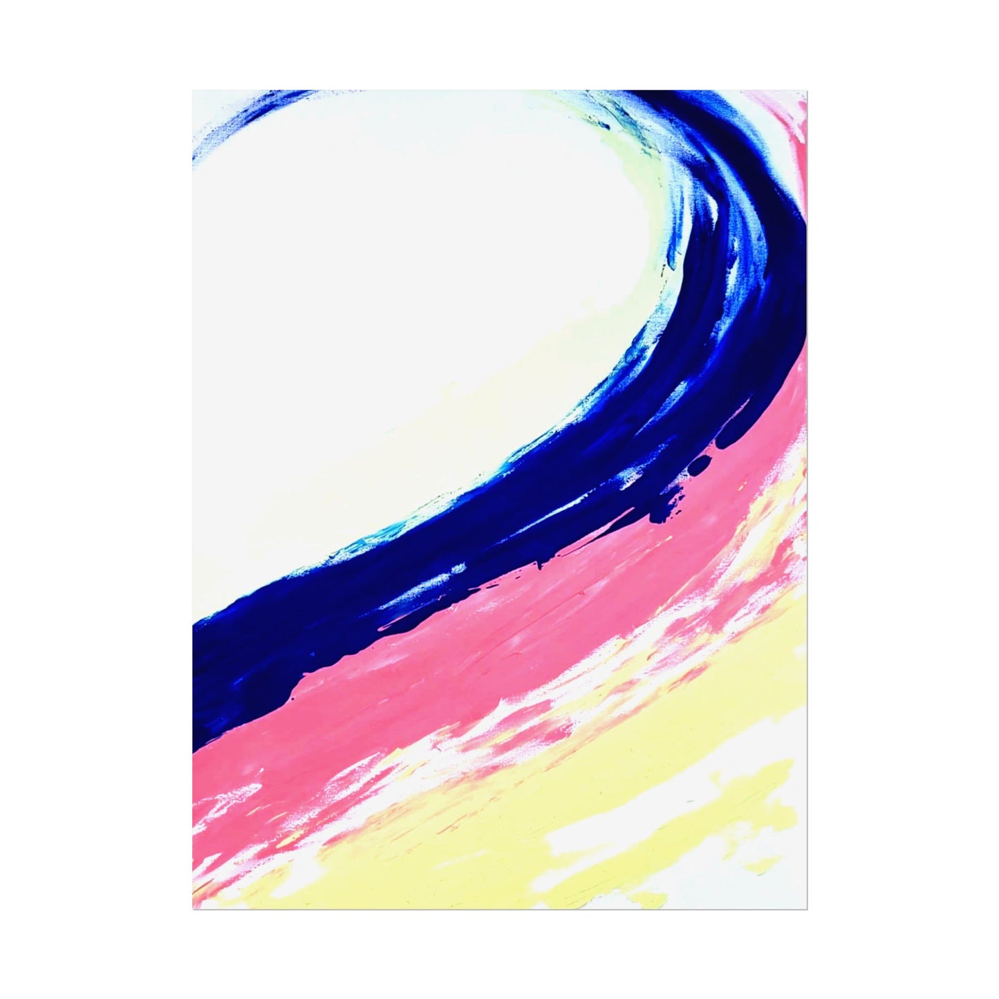 Impression de peinture abstraite, décoration murale, art abstrait moderne