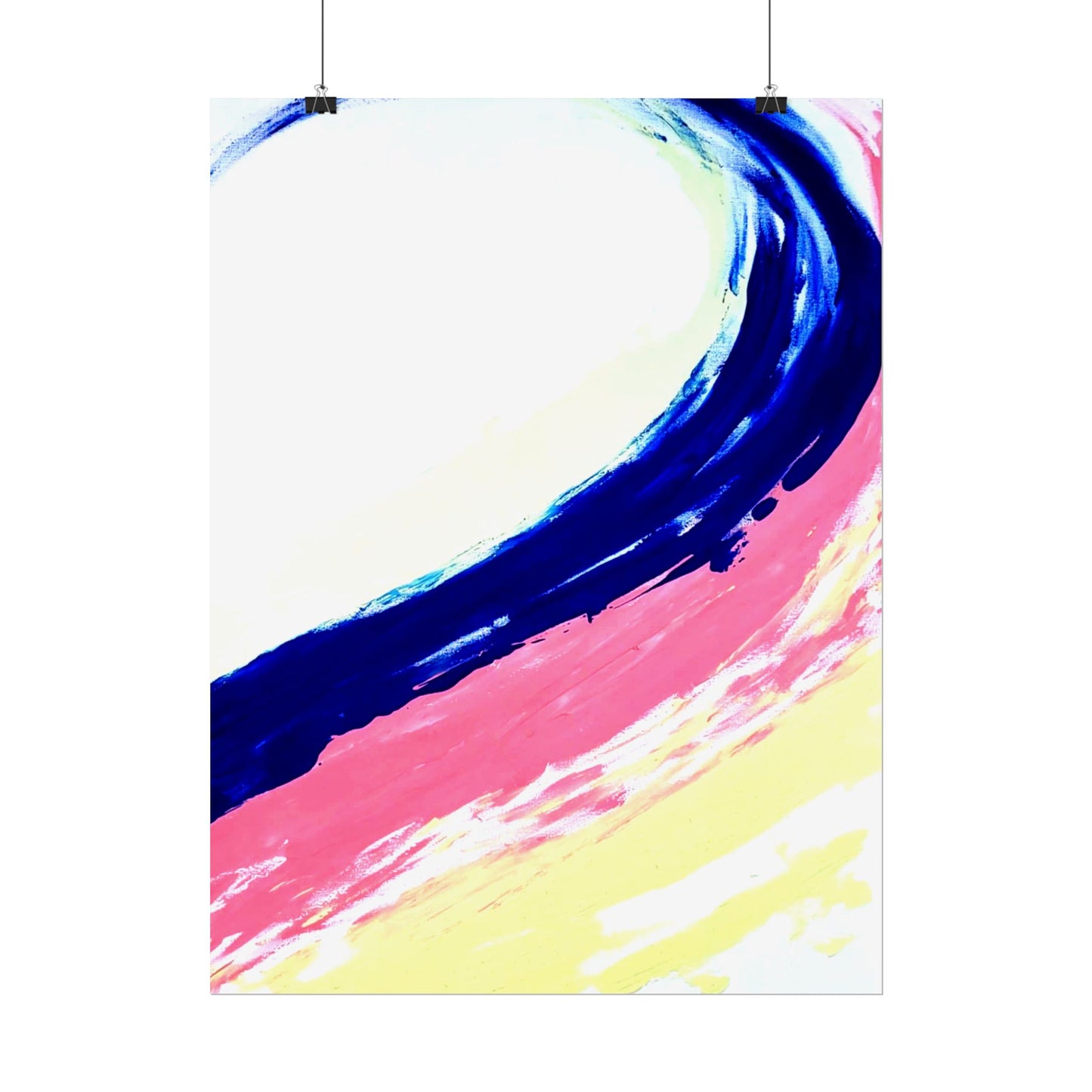 Impression de peinture abstraite, décoration murale, art abstrait moderne