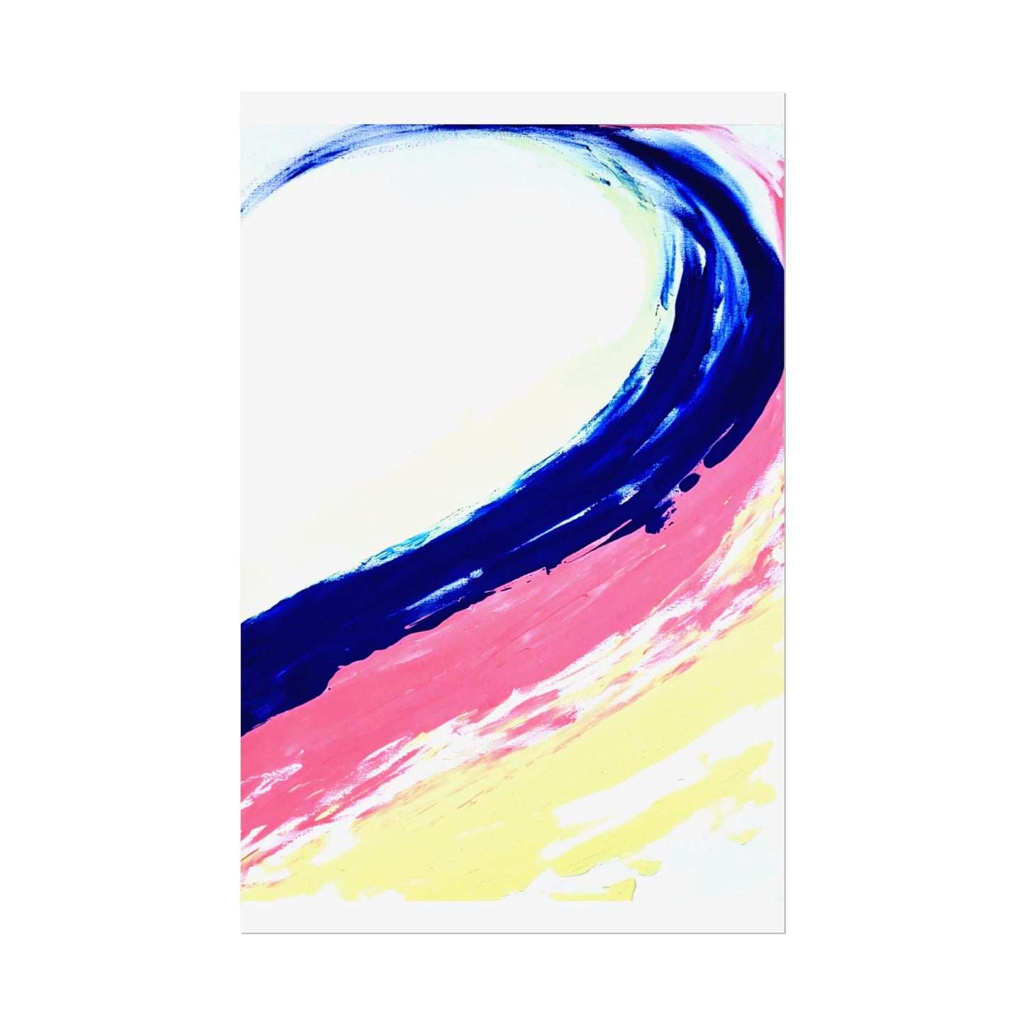 Impression de peinture abstraite, décoration murale, art abstrait moderne