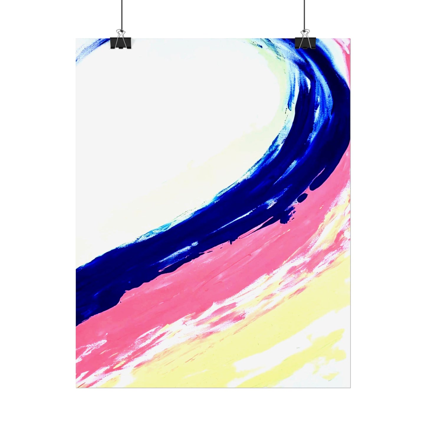 Impression de peinture abstraite, décoration murale, art abstrait moderne