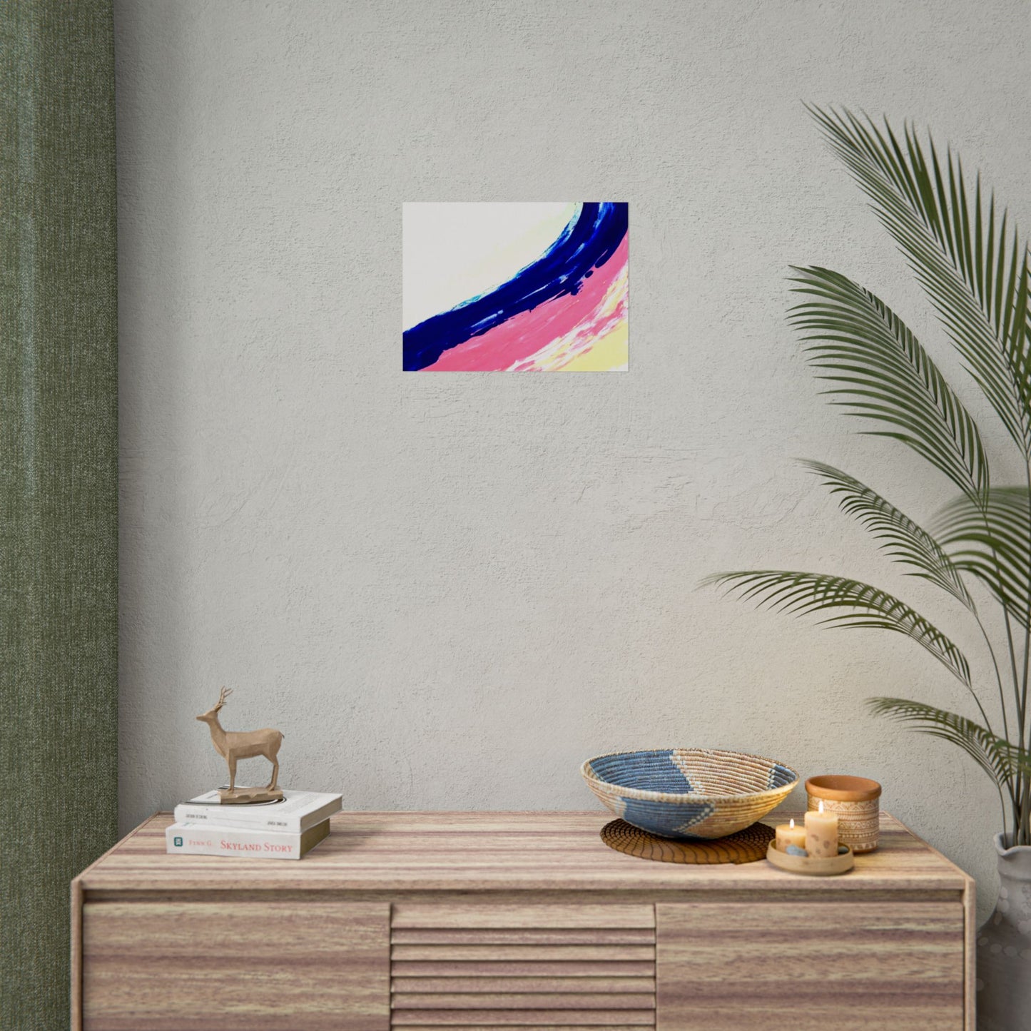 Impression de peinture abstraite, décoration murale, art abstrait moderne