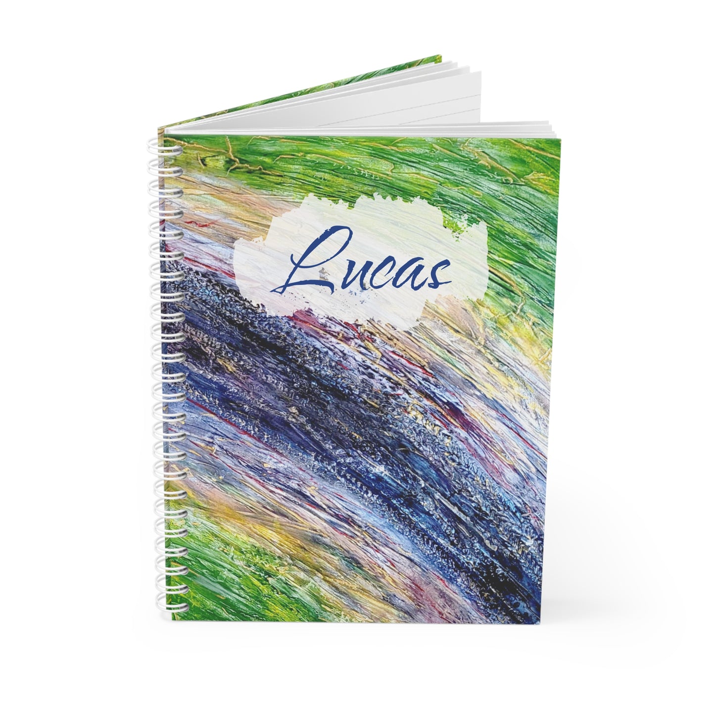 Carnet de Notes Personnalisé, Un Cadeau pour elle avec Couverture Abstraite en pastel, carnet quotidien, cahier sport