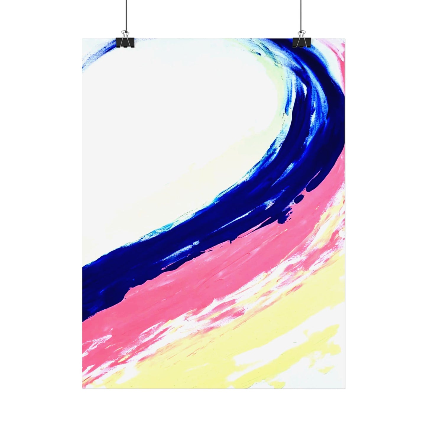 Impression de peinture abstraite, décoration murale, art abstrait moderne