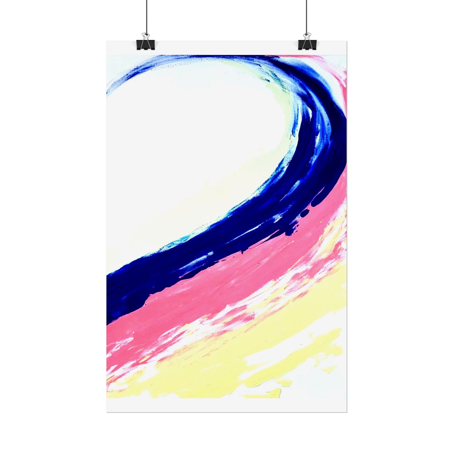 Impression de peinture abstraite, décoration murale, art abstrait moderne