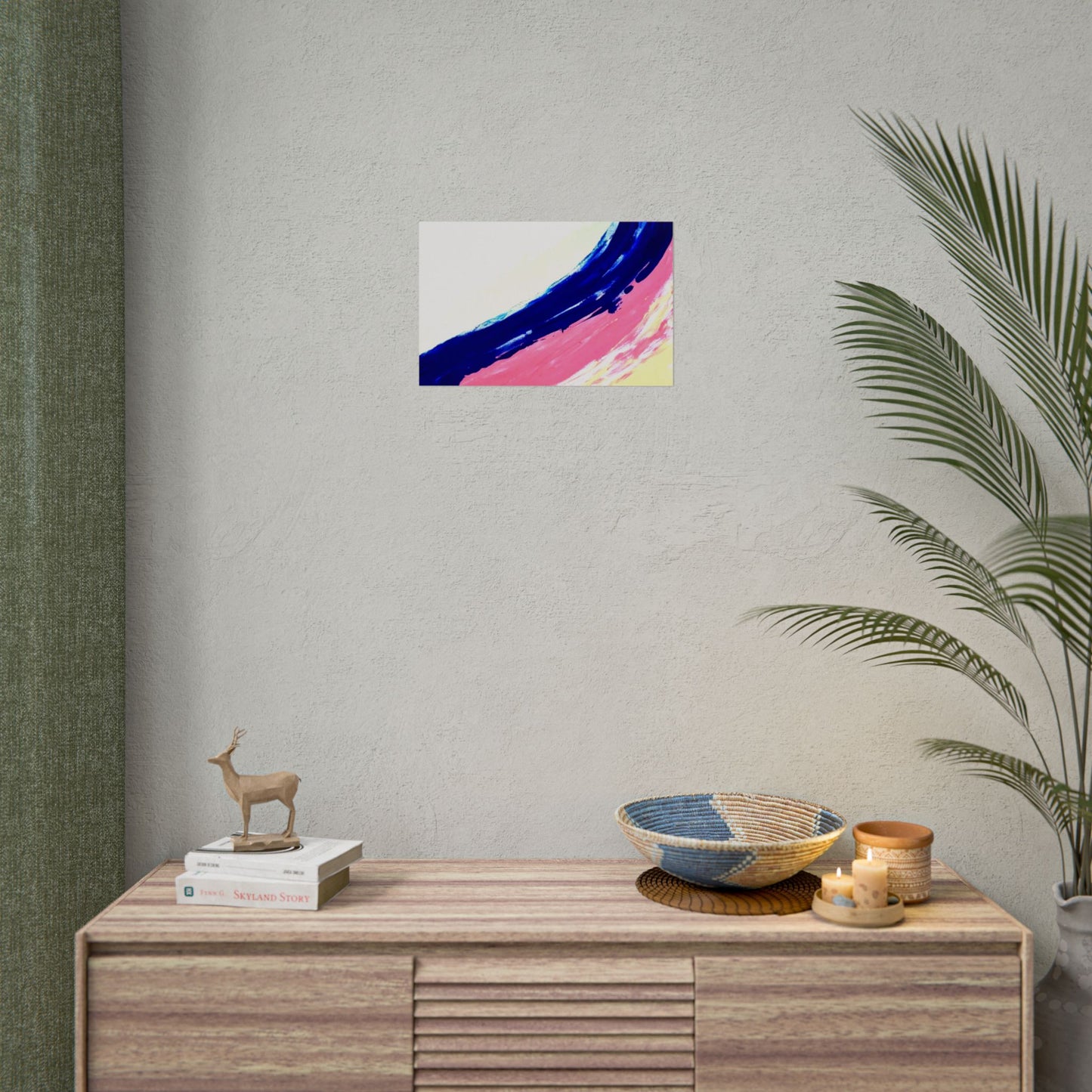 Impression de peinture abstraite, décoration murale, art abstrait moderne