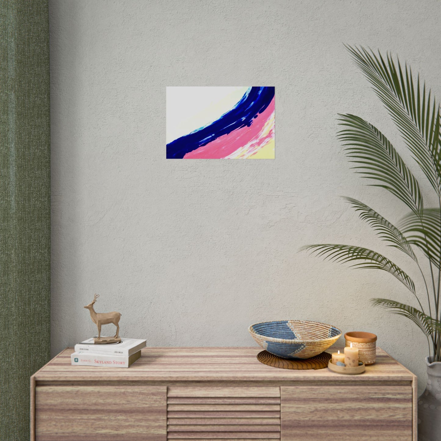 Impression de peinture abstraite, décoration murale, art abstrait moderne