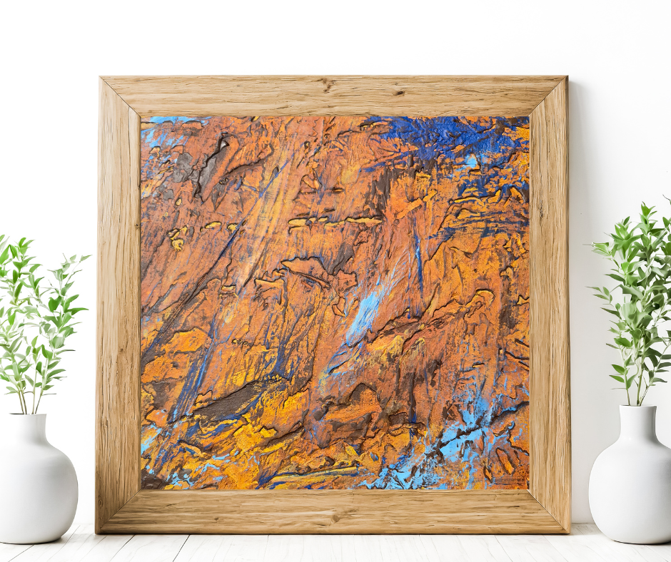 Toile "Terre Mer 2"