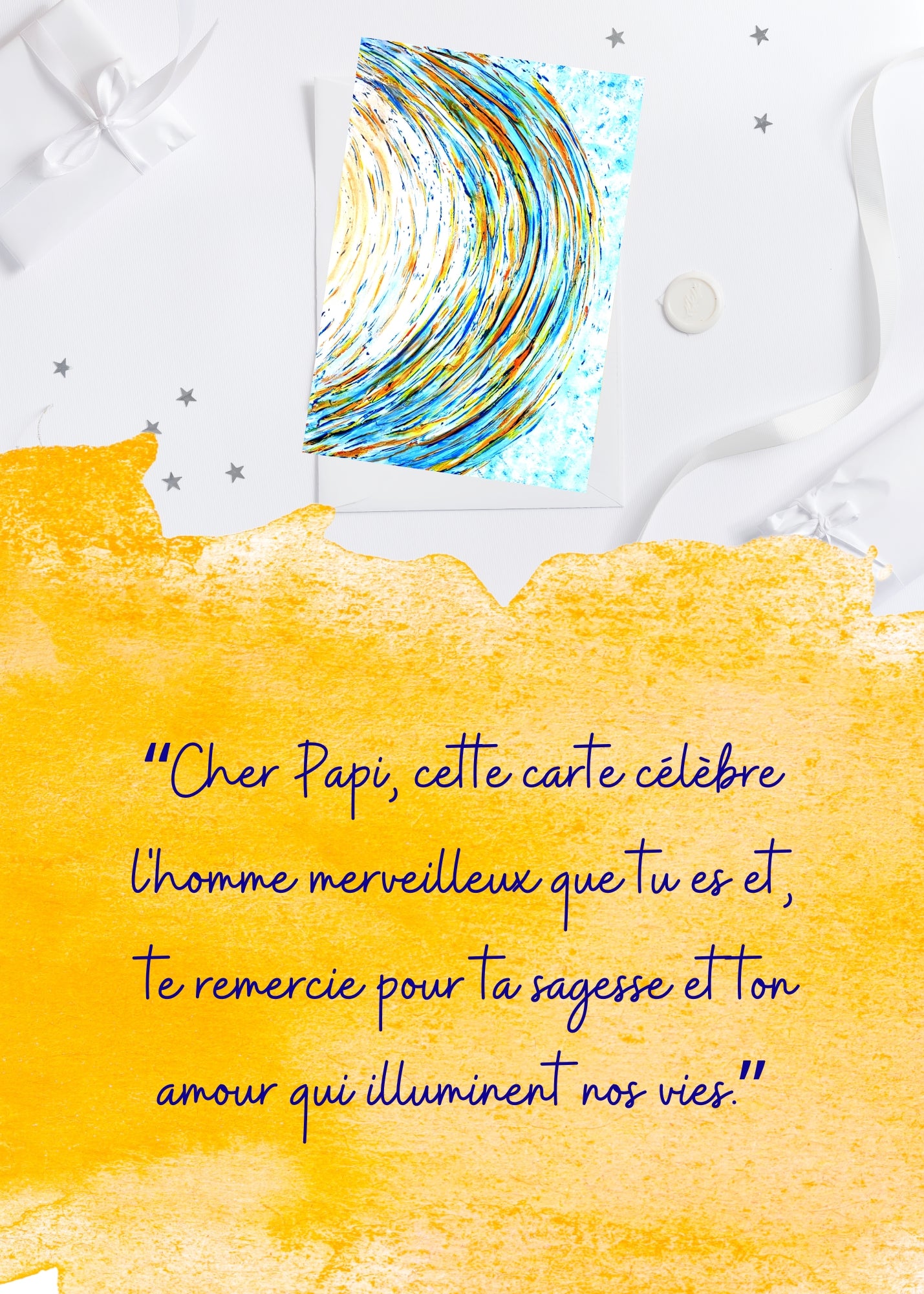 carte cadeau bonne fête papi