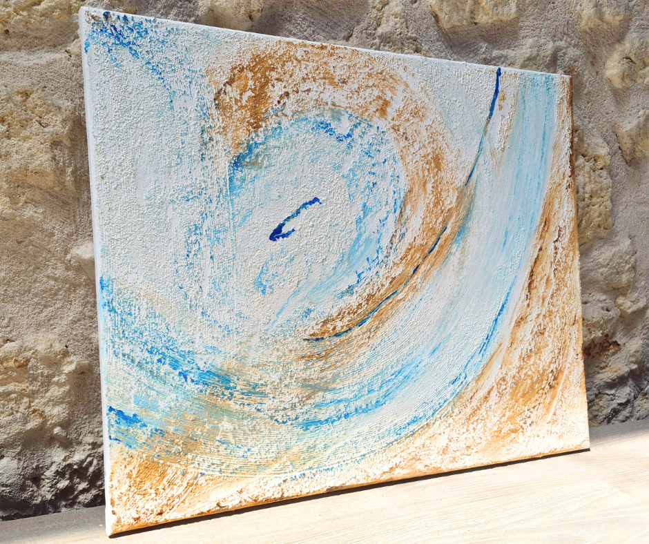 Toile "Terre Mer 1"