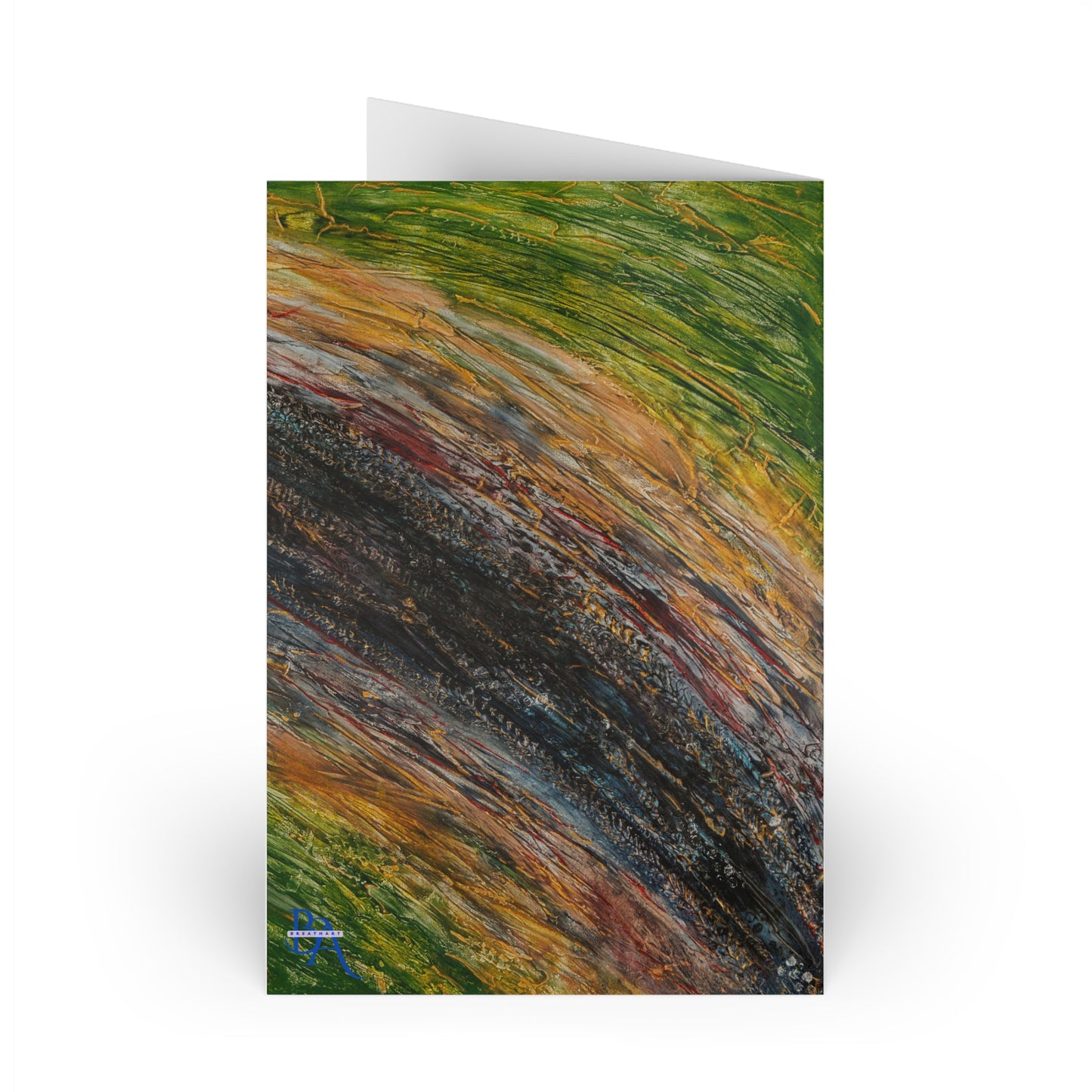 Set 1 ou 10 pcs cartes postales remerciements, fêtes des pères vert et gris
