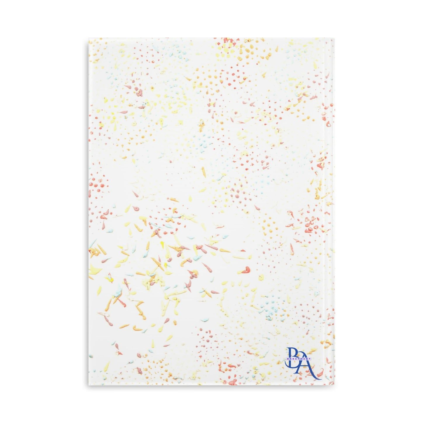 Carnet de notes couverture rigide, art abstrait ton pastel