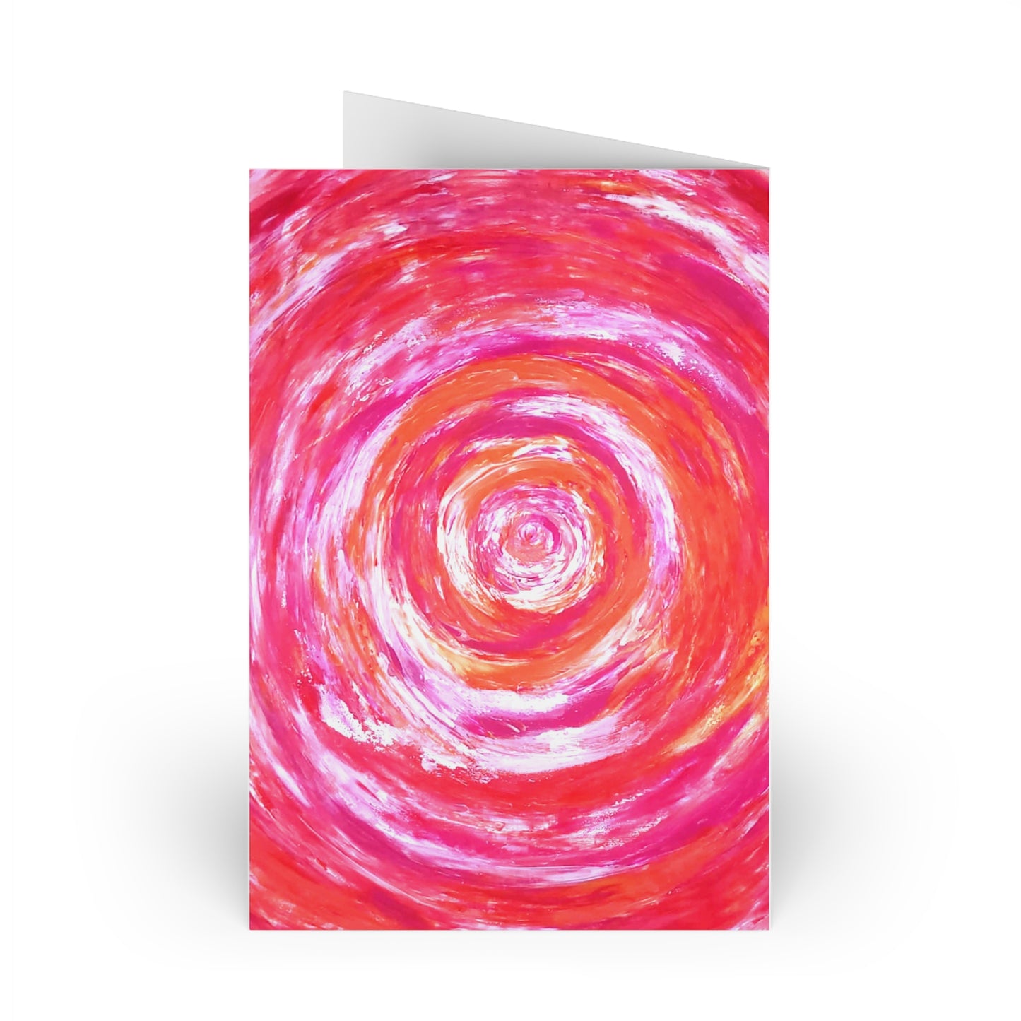 Set 1 ou 10 pcs cartes postales remerciements, fêtes des mères ou anniversaire, peinture art abstrait, impression d'art