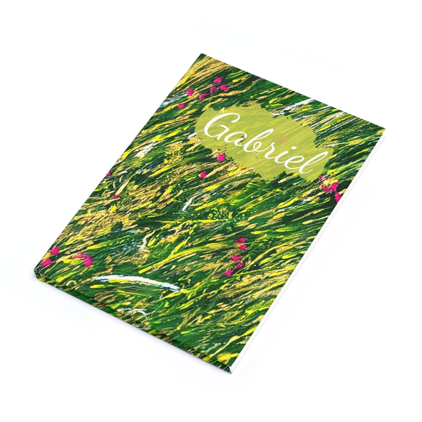 Carnet de notes, cahier de naissance, cahier de mariage, une cadeau pour femme d'art floral abstrait.