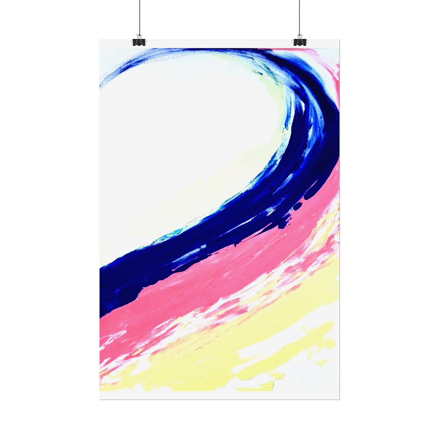 Impression de peinture abstraite, décoration murale, art abstrait moderne