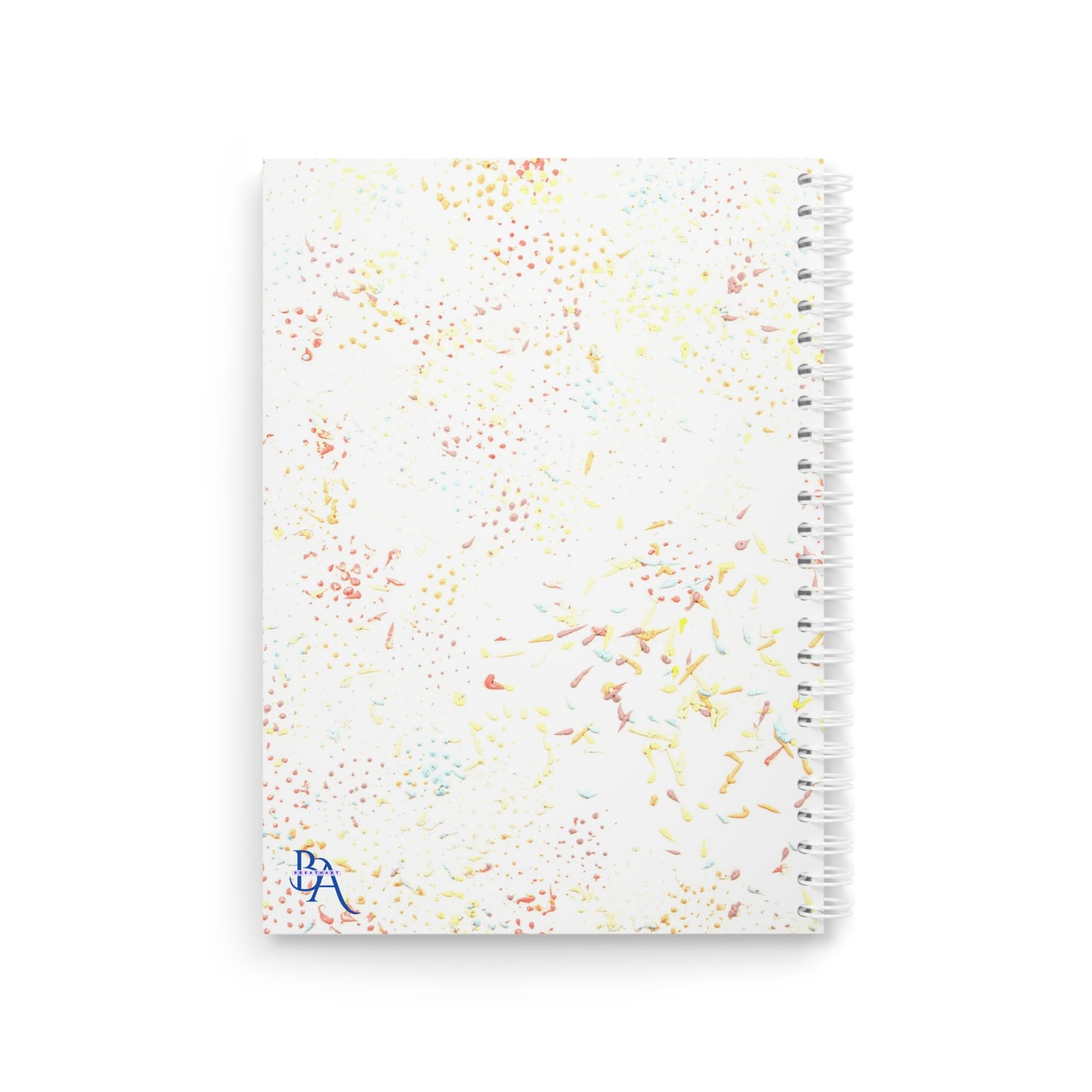 Carnet de Notes à spirales, Bullet journal avec Art abstrait ton pastel