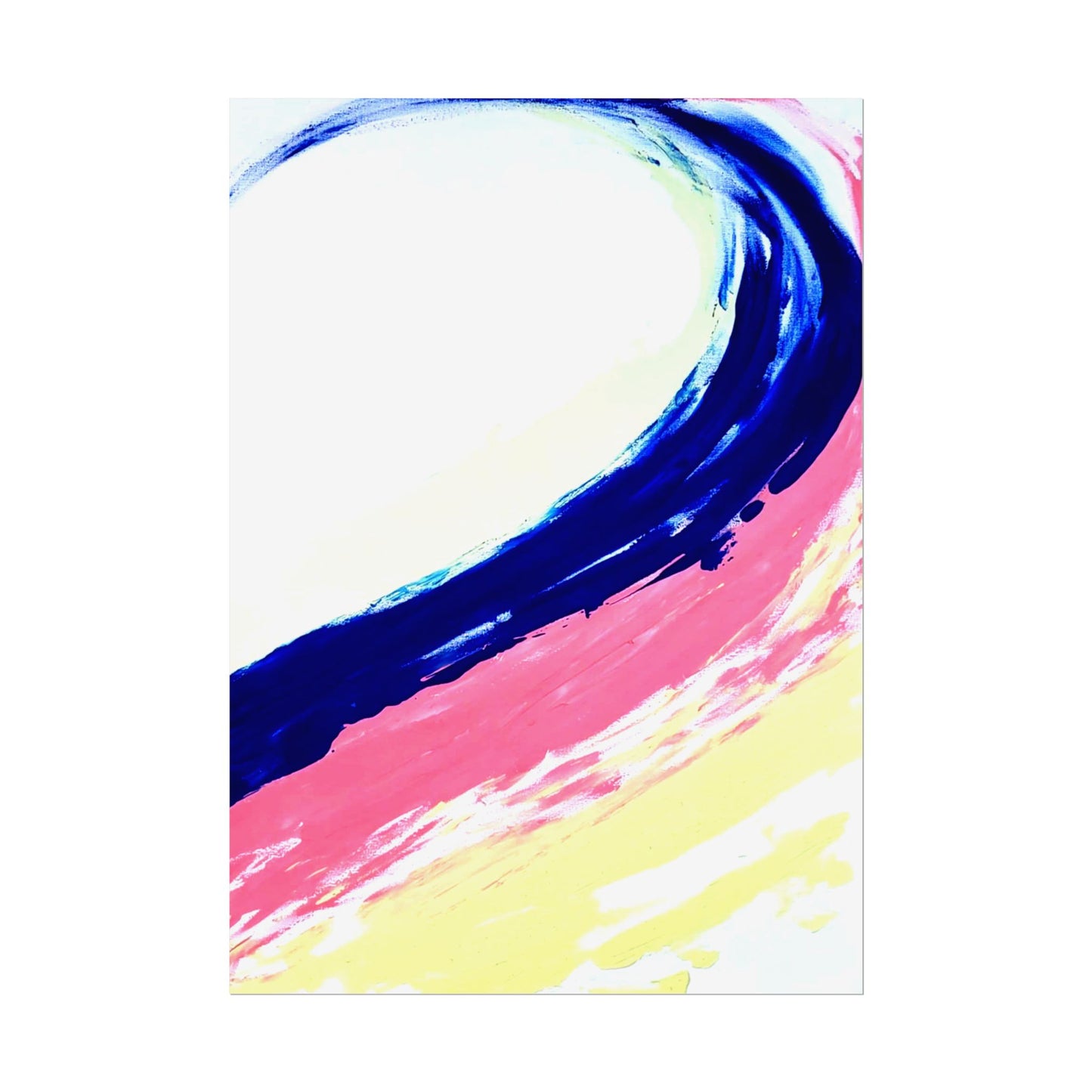 Impression de peinture abstraite, décoration murale, art abstrait moderne