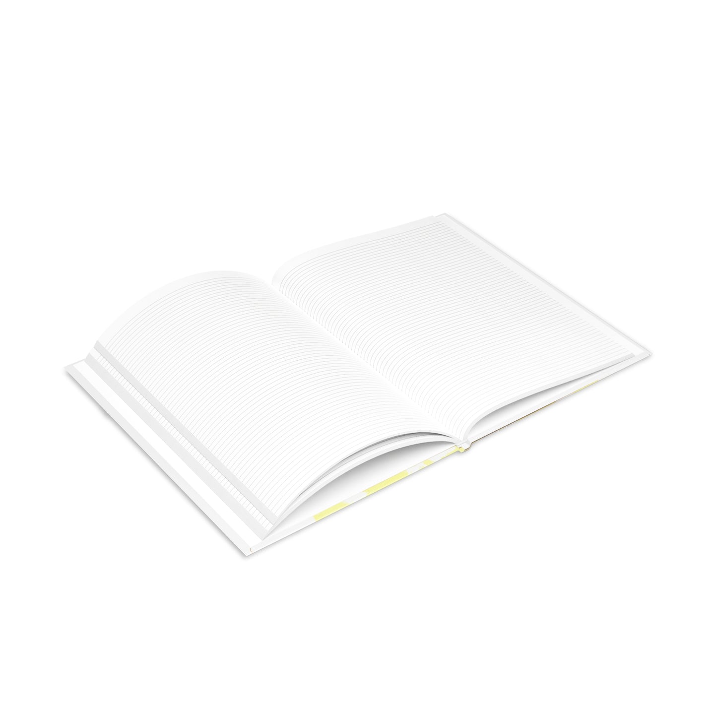 Carnet de notes couverture rigide, art abstrait bleu et rose