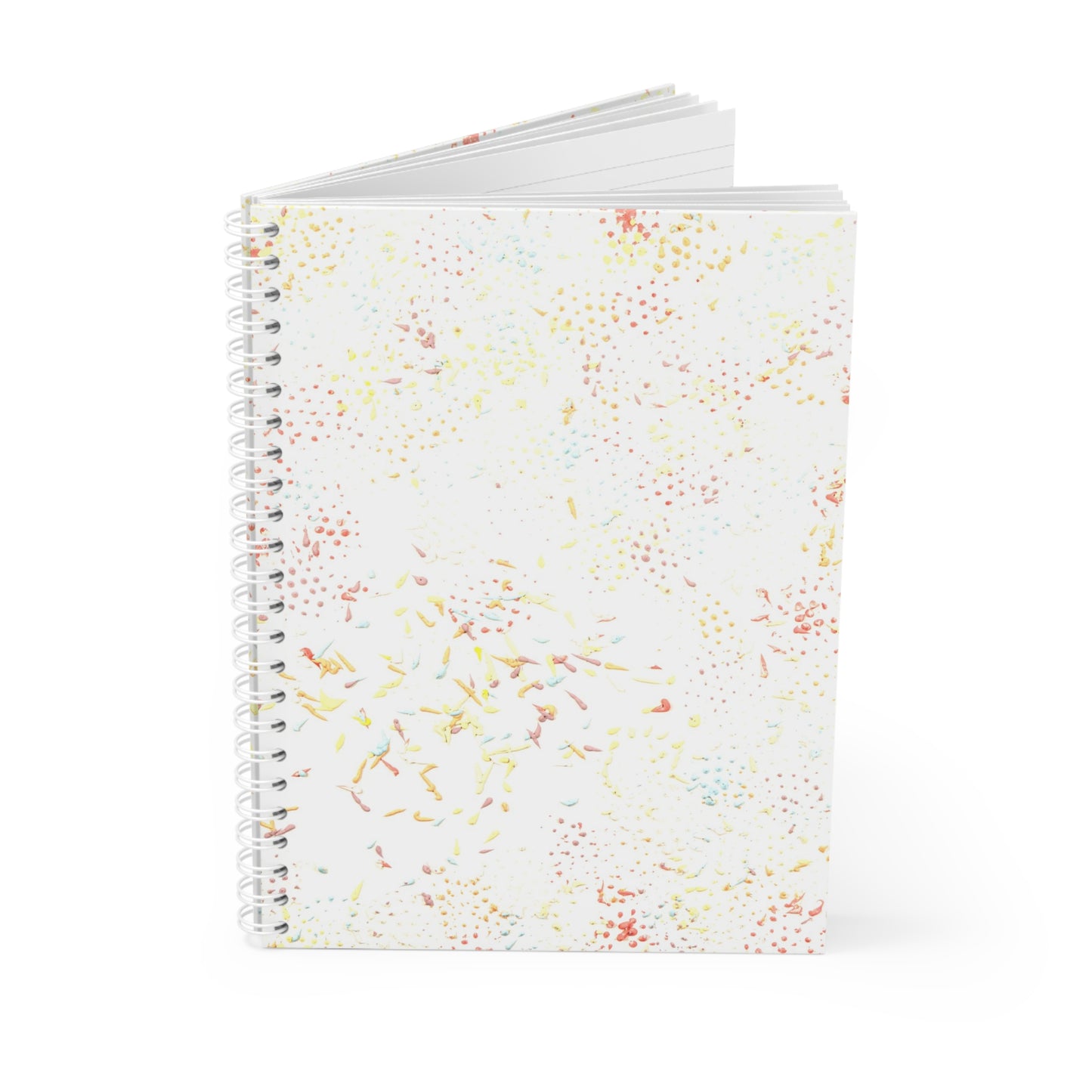 Carnet de Notes à spirales, Bullet journal avec Art abstrait ton pastel