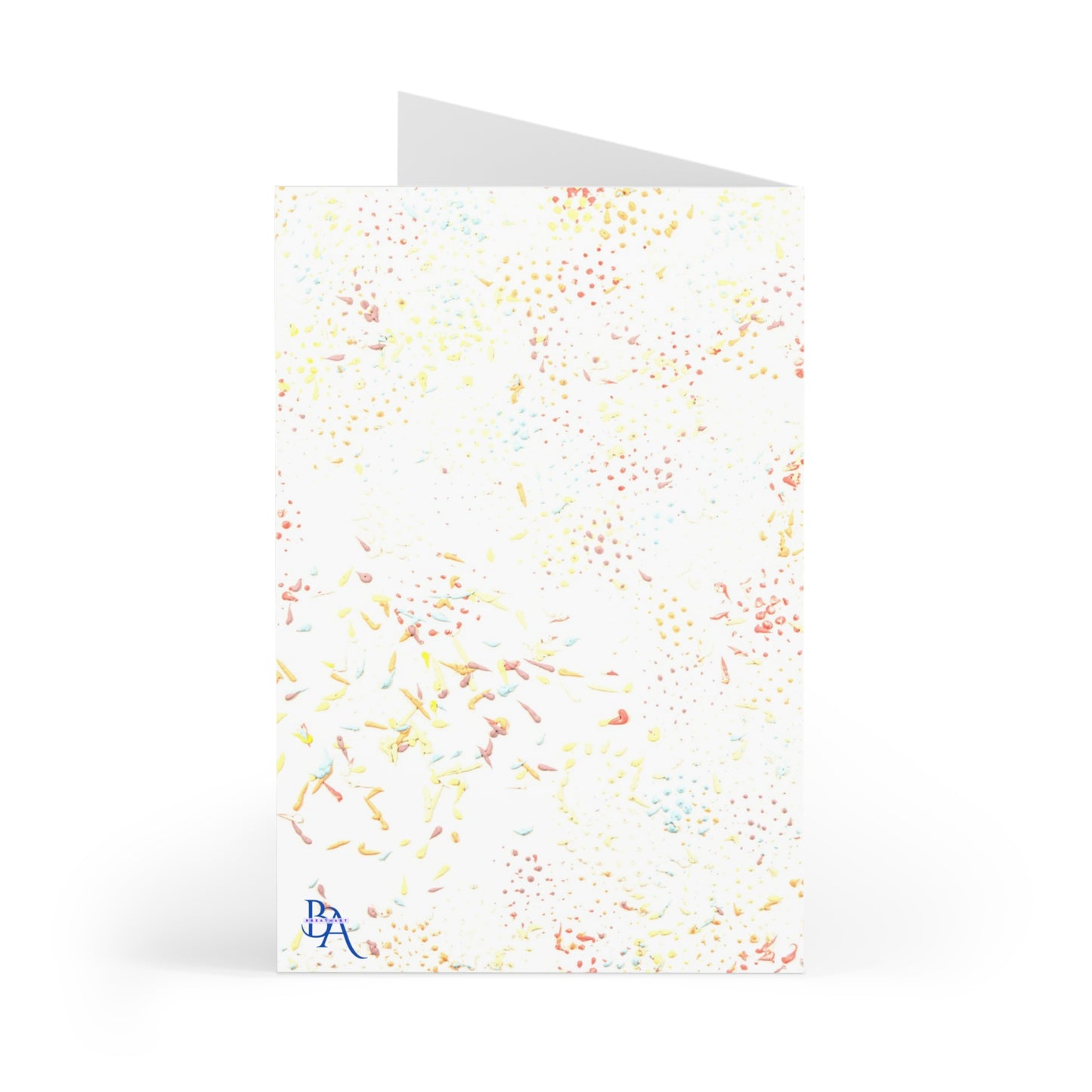 Lot 7 Cartes anniversaire double ton pastel, cartes de vœux, art abstrait