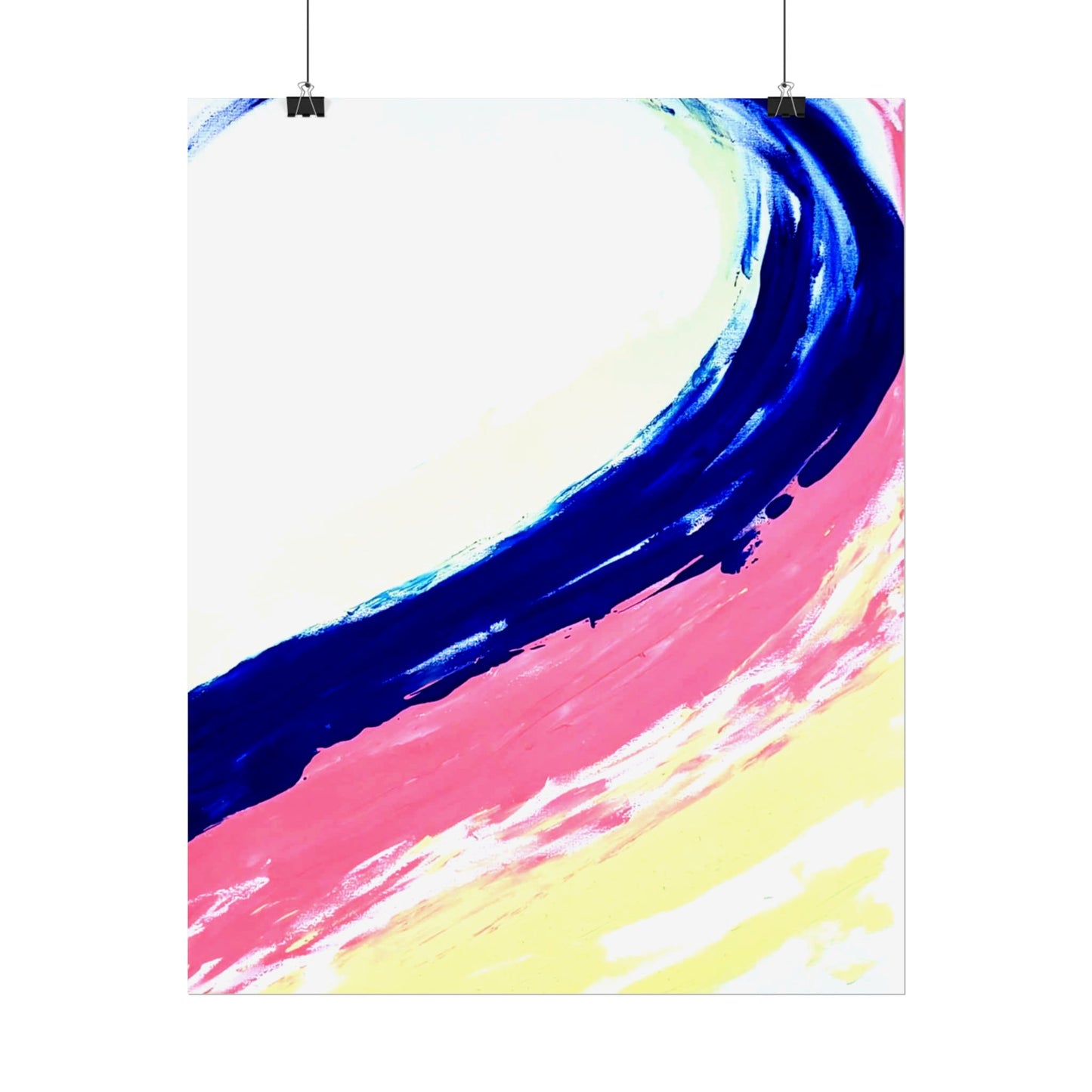 Impression de peinture abstraite, décoration murale, art abstrait moderne