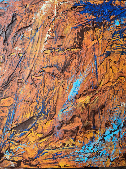 Toile "Terre Mer 2"
