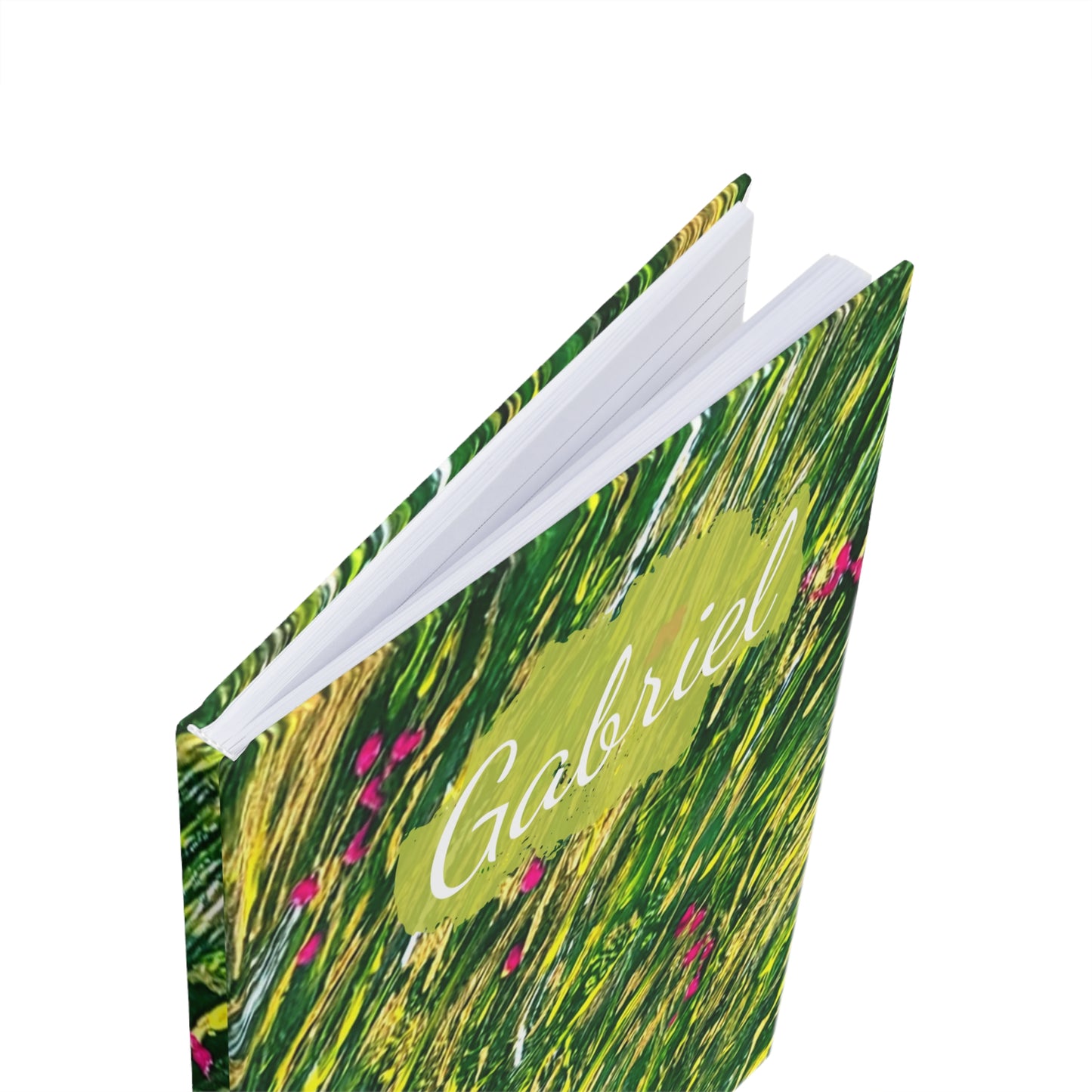 Carnet de notes, cahier de naissance, cahier de mariage, une cadeau pour femme d'art floral abstrait.