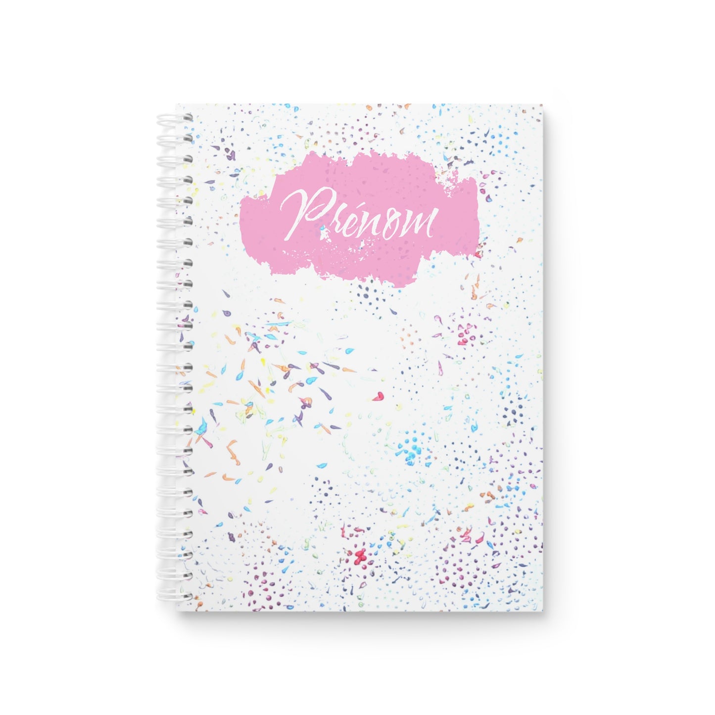 Carnet de Notes Personnalisé, Un Cadeau Unique Art Abstrait Rose pour carnet quotidien