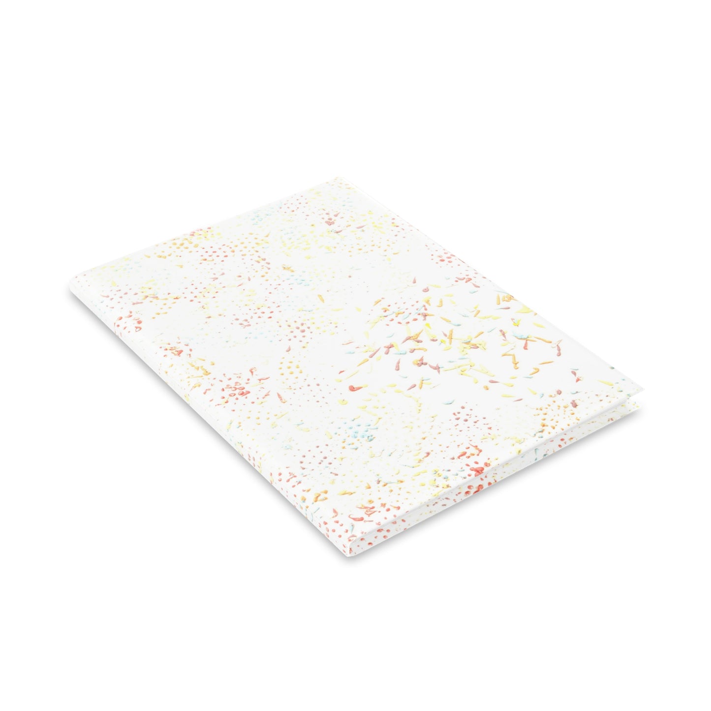 Carnet de notes couverture rigide, art abstrait ton pastel