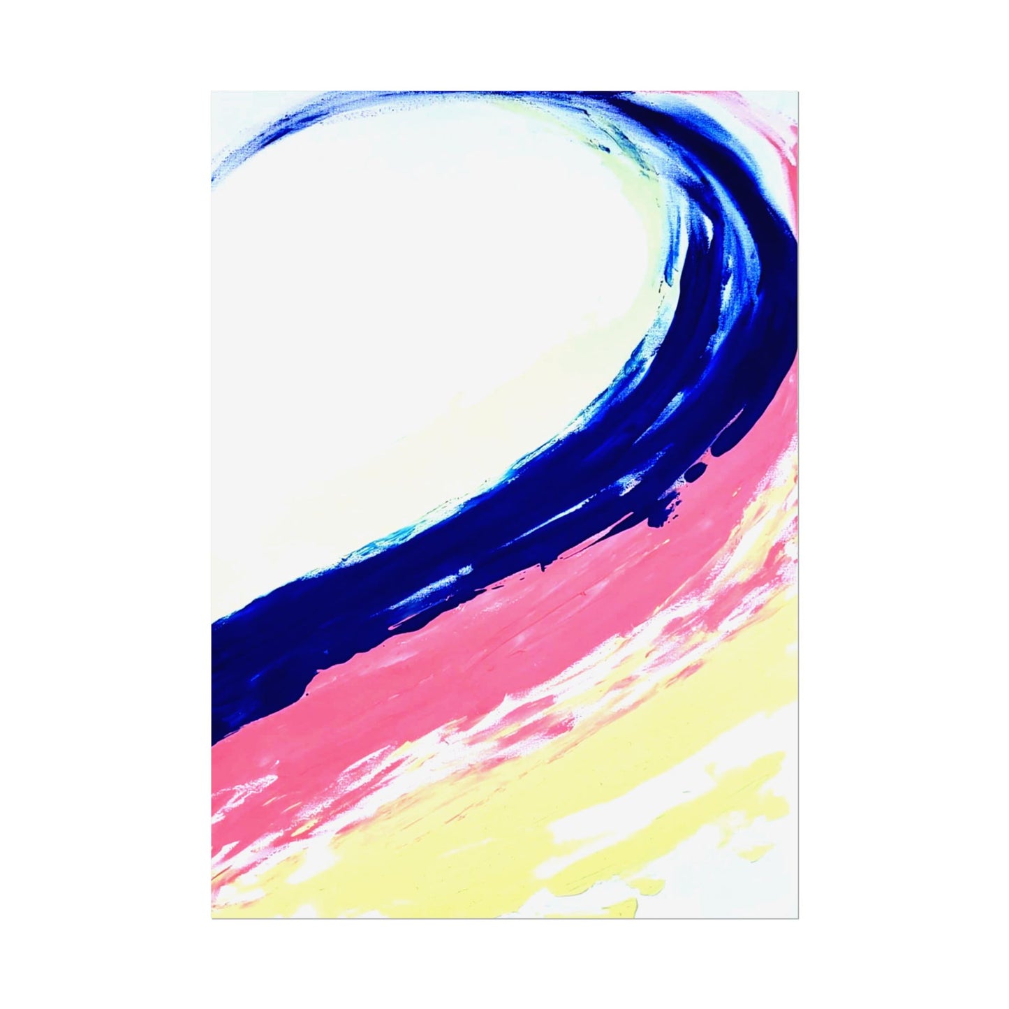 Impression de peinture abstraite, décoration murale, art abstrait moderne