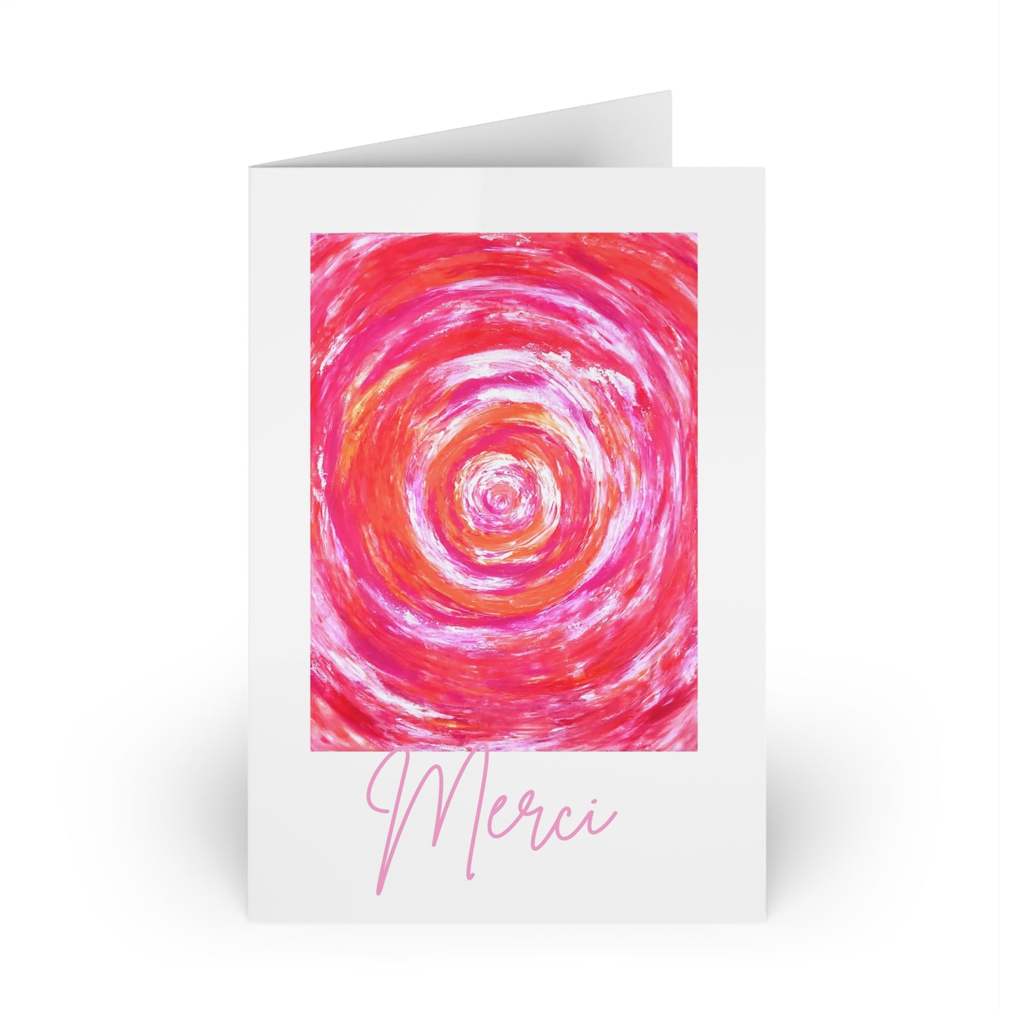 Set 1 ou 10 pcs cartes postales remerciements, fêtes des mères ou anniversaire, peinture art abstrait, impression d'art