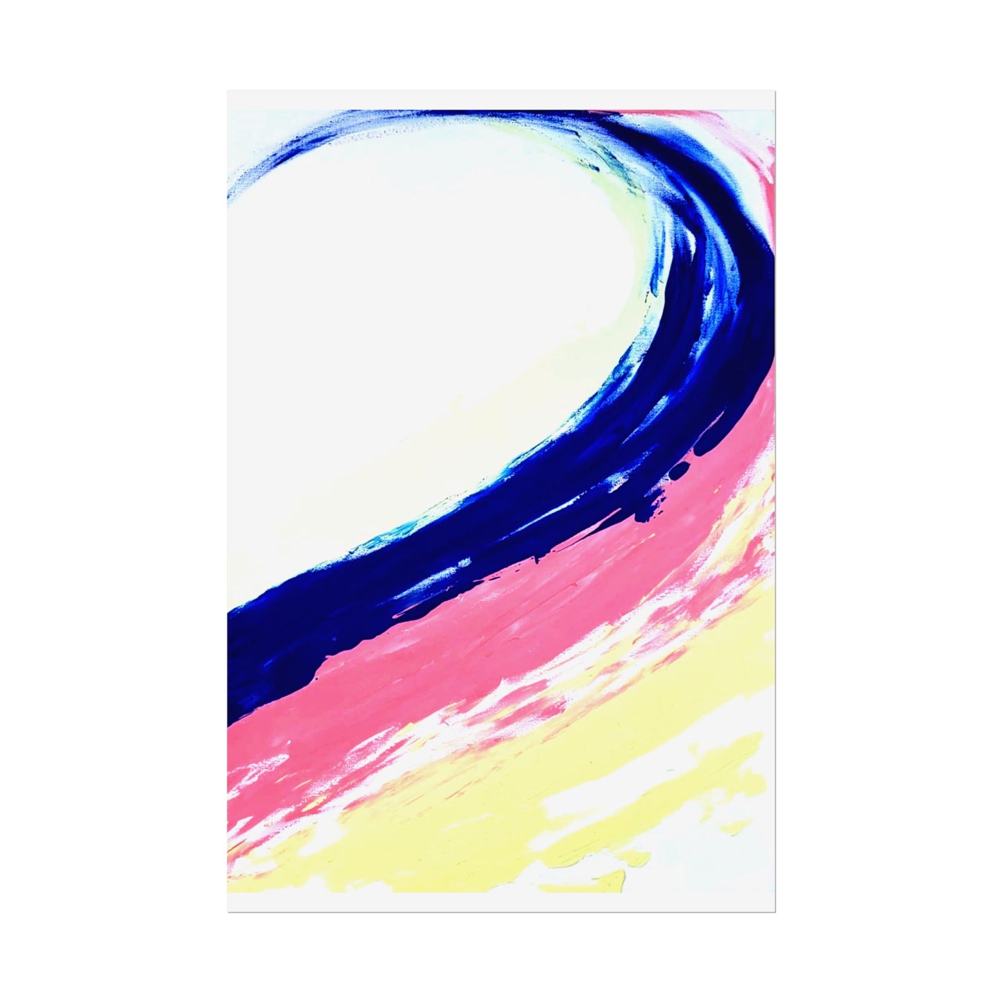 Impression de peinture abstraite, décoration murale, art abstrait moderne