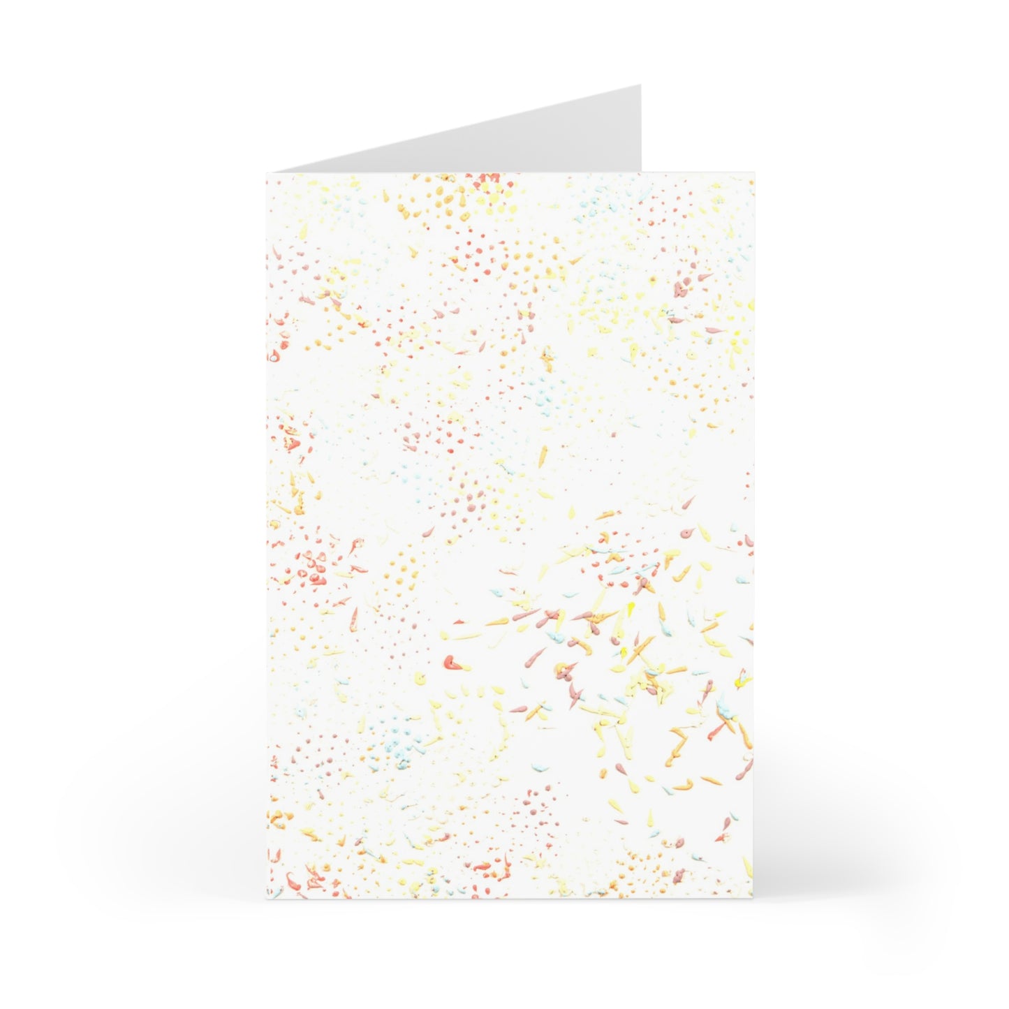 Lot 7 Cartes anniversaire double ton pastel, cartes de vœux, art abstrait