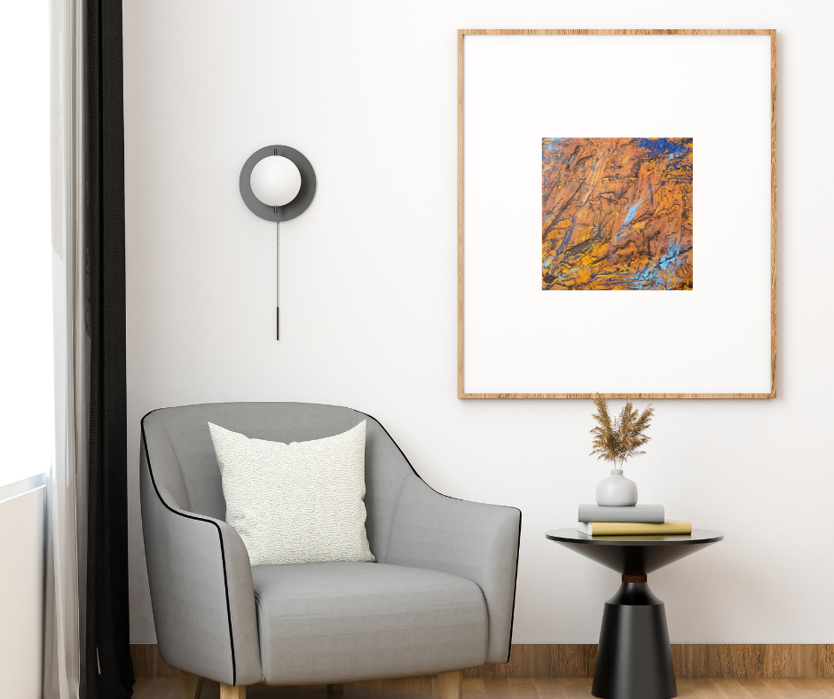 Toile "Terre Mer 2"