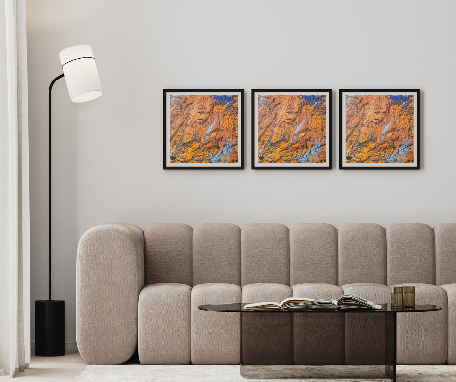 Toile "Terre Mer 2"