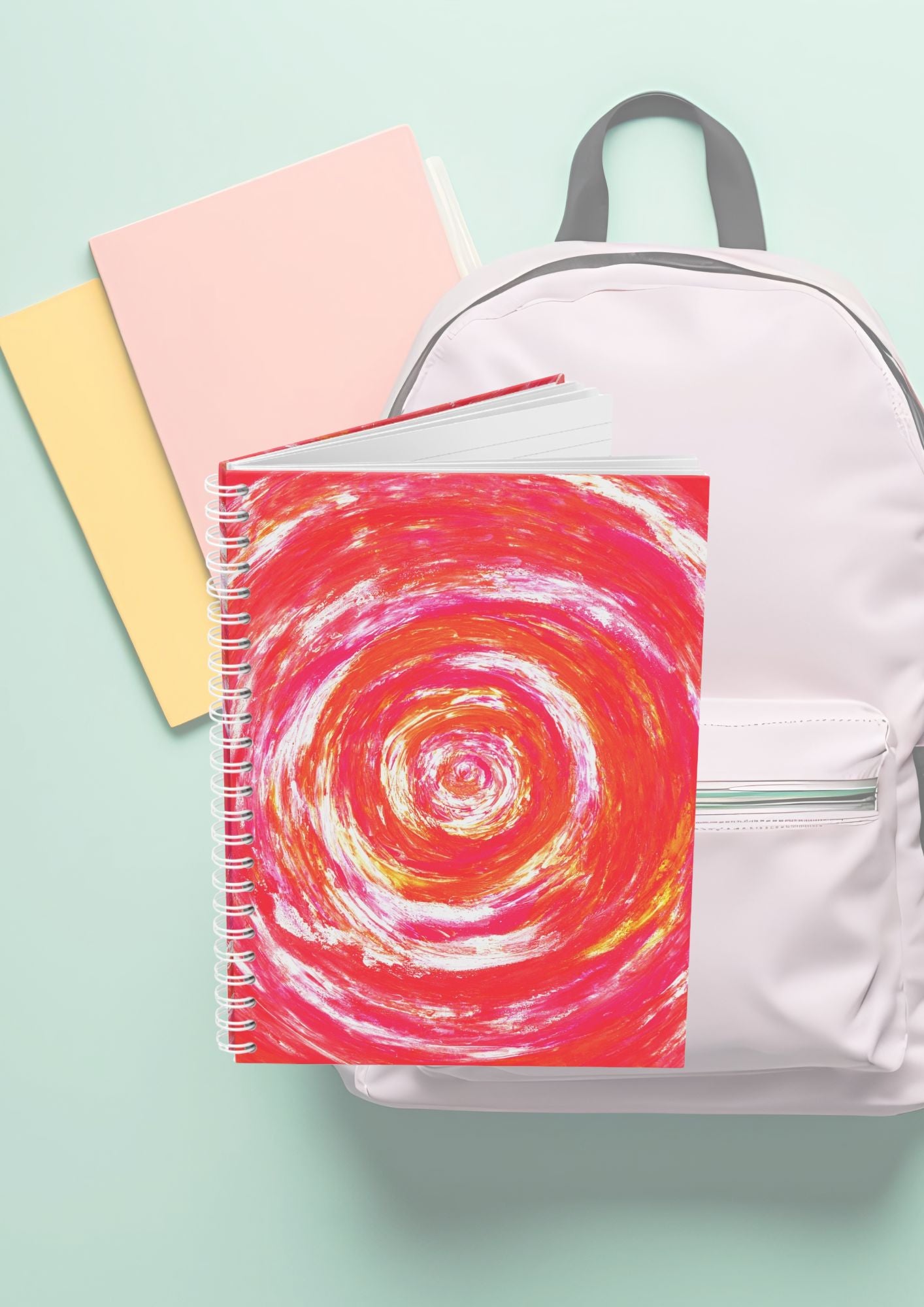 Carnet abstrait pour les hommes et les femmes rose – Un cadeau polyvalent qui plaira à tous et pour la scolarité