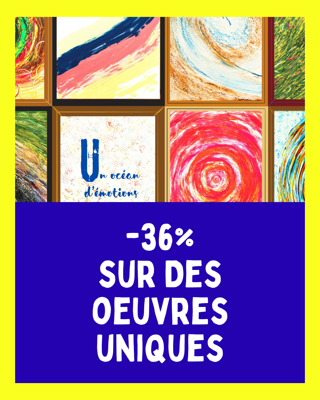 Toiles et œuvres abstraites uniques Breathartatelier.com, cadeaux parfaits pour créer une connexion émotionnelle. Offrez un cadeau artistique original et chargé de sens, idéal pour marquer les moments importants.