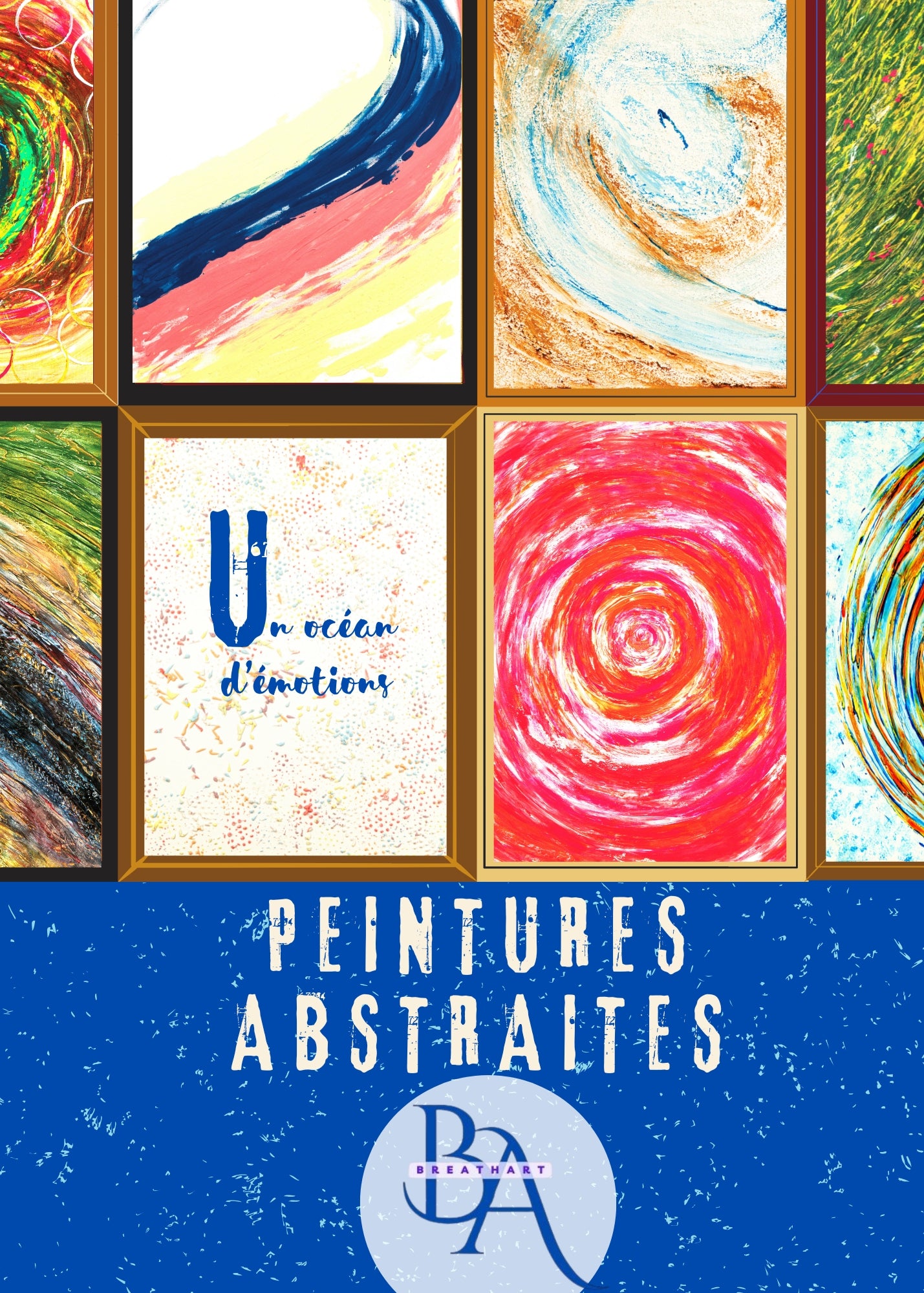 Des peintures art abstraites peintures acryliques breathart 