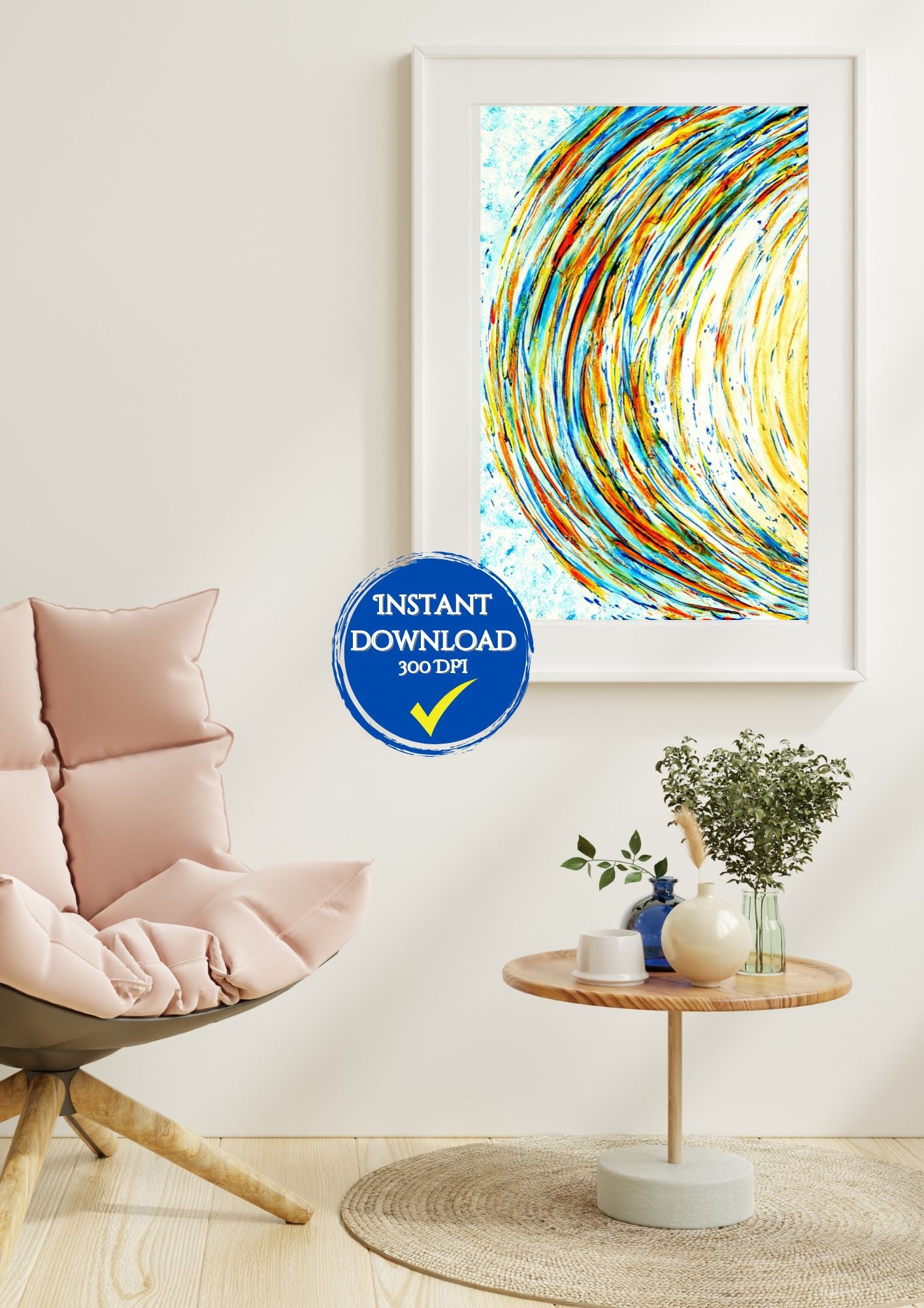 Évasion en couleur : Cette affiche colorée vous offre une évasion visuelle dans un monde de créativité. #ÉvasionEnCouleur #AfficheCréative

