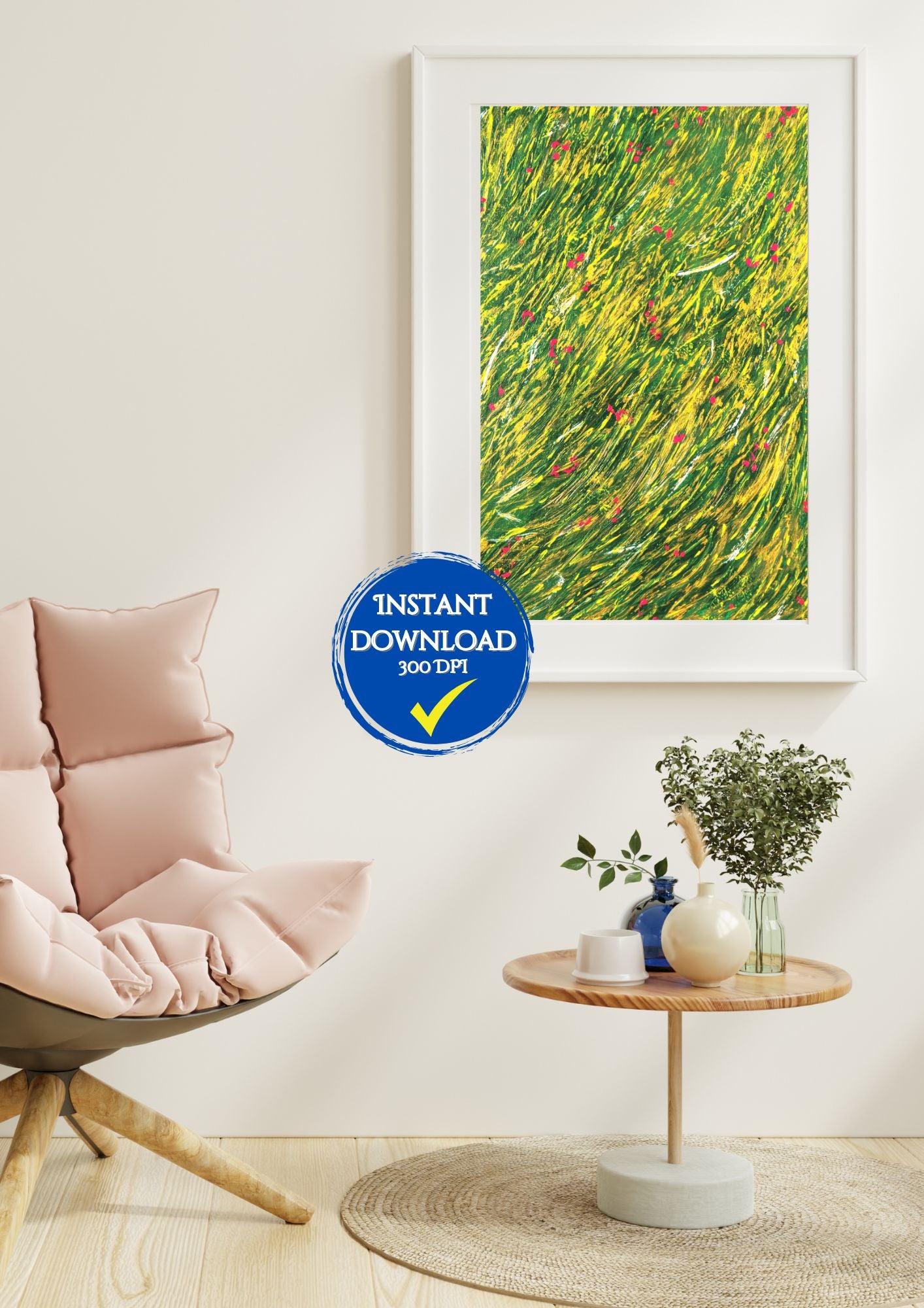 Évasion florale : Une affiche qui vous emmène dans un monde de fleurs et de couleurs. #ÉvasionFlorale #ArtColoré

