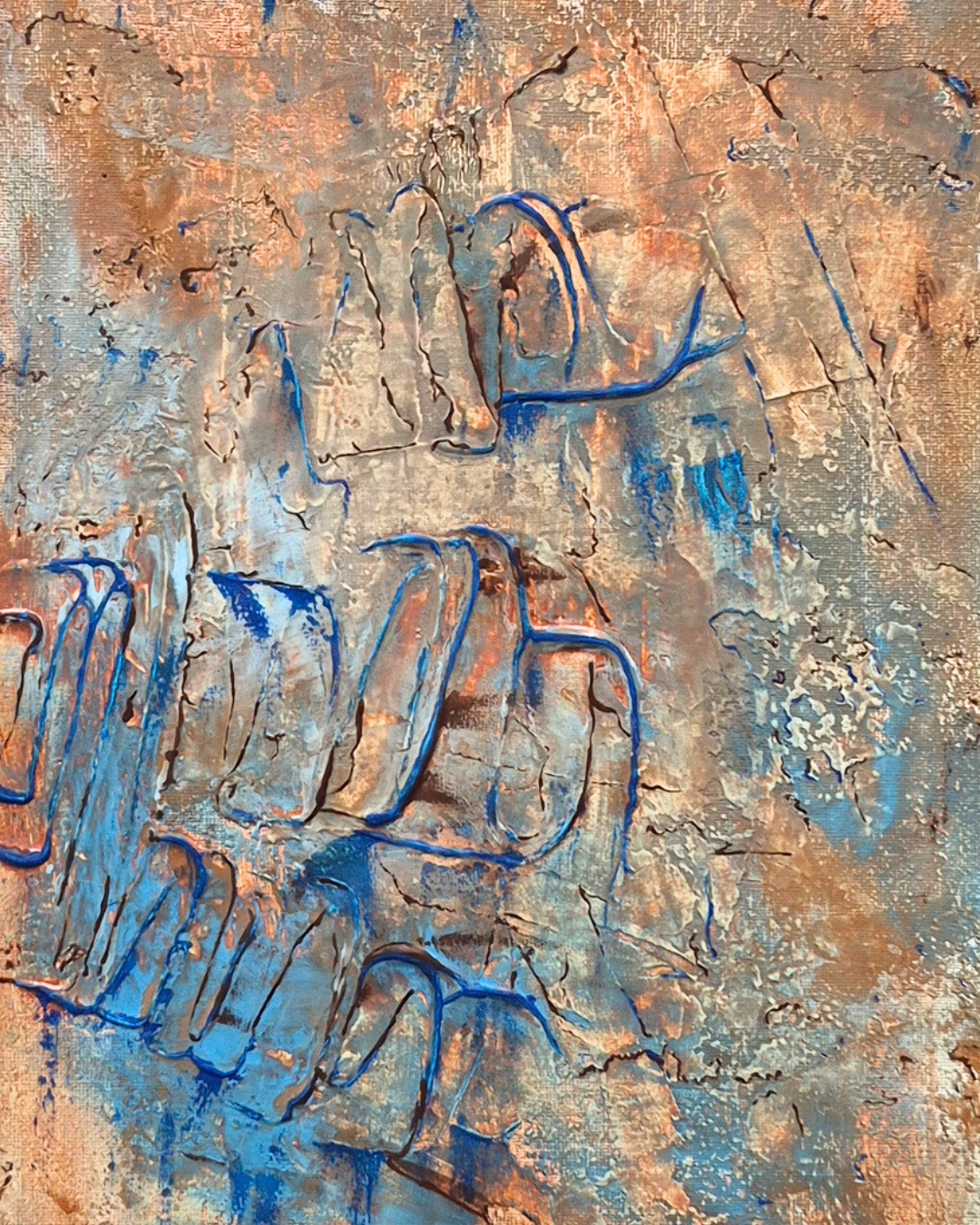 Toile "Terre Mer 3"