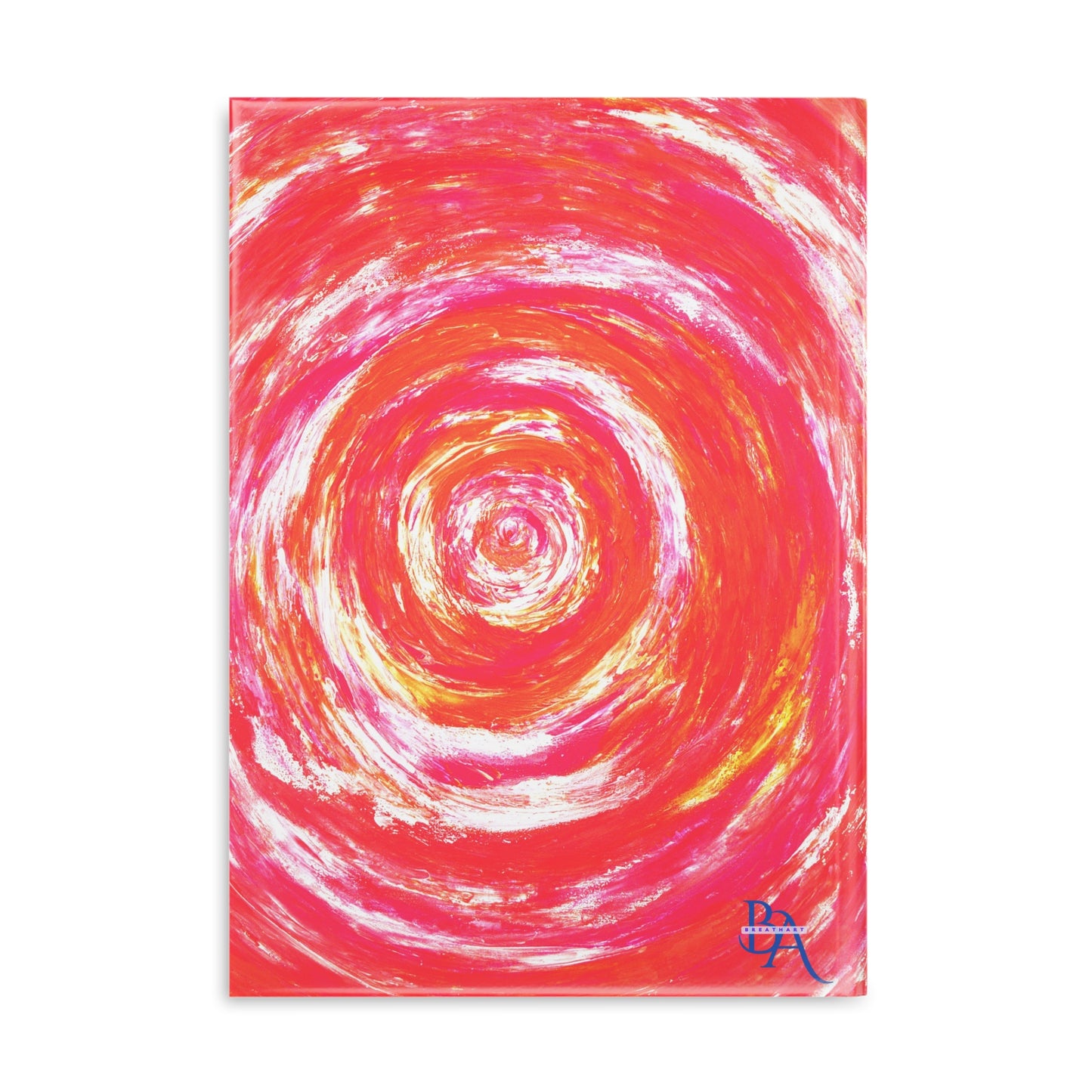 bullet journal rigide verso cyclone, reproduction peinture art abstrait pour les fêtes, cadeau femme