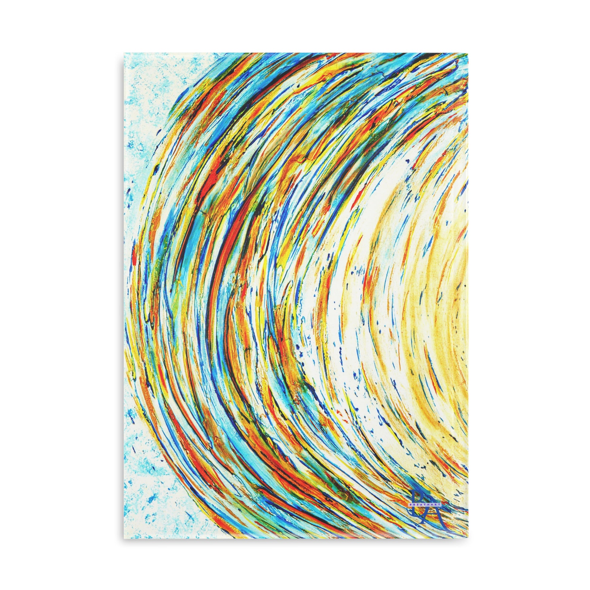 bullet journal rigide verso espace, reproduction peinture art abstrait pour les fêtes, cadeau femme