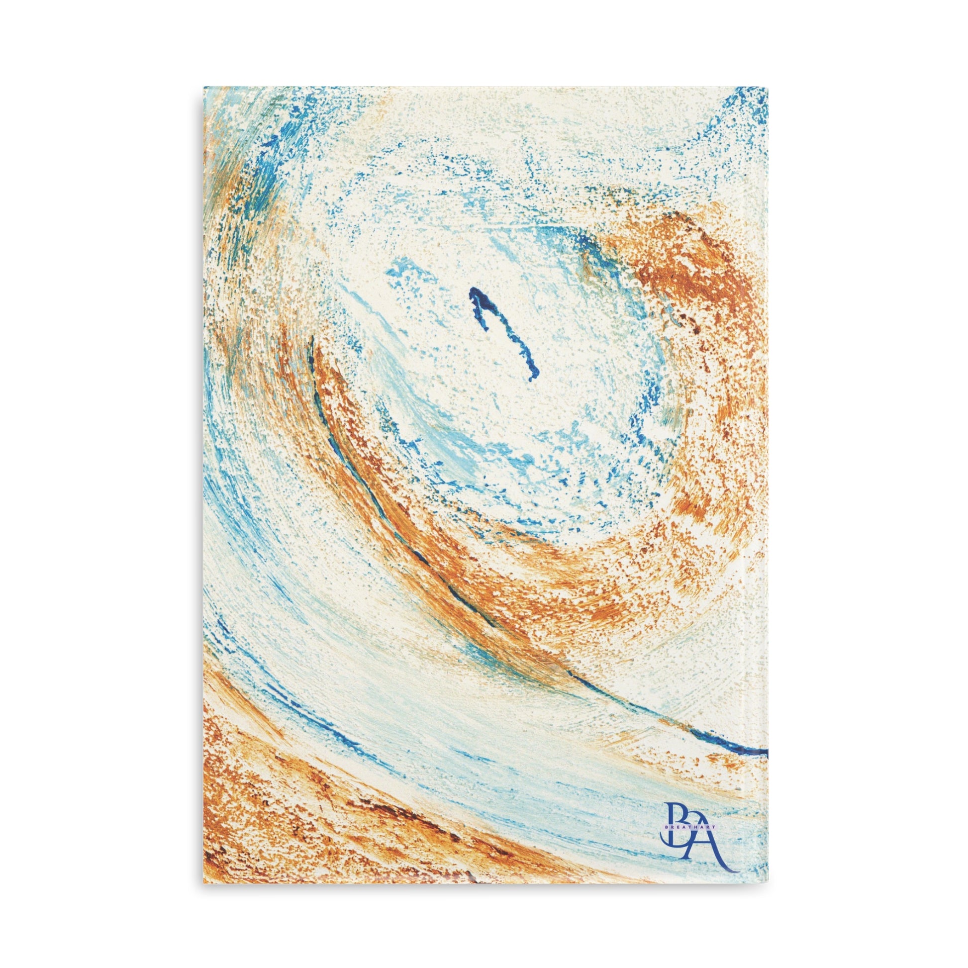 bullet journal rigide verso sable, reproduction peintur art abstrait pour les fêtes, cadeau femme