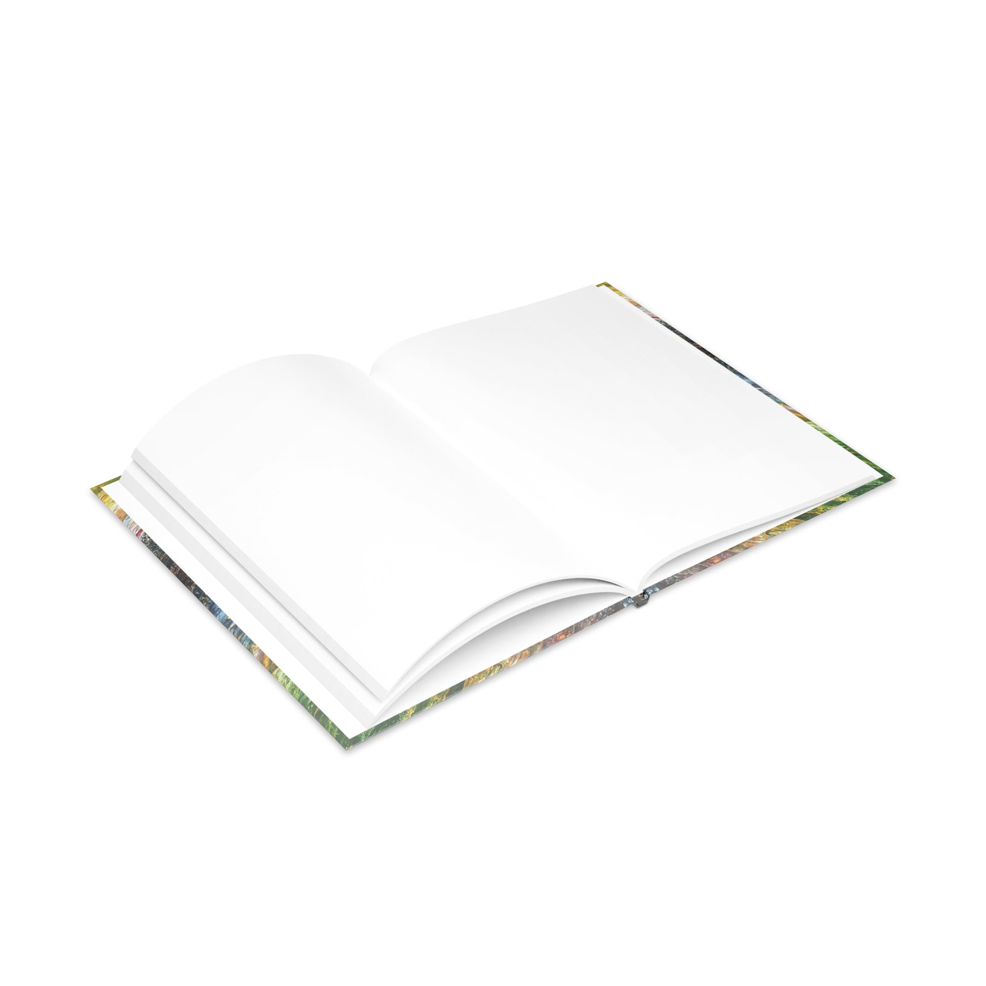 carnet de notes rigide virée ouvert page blanche lignée noir gris vert cadeau pour homme