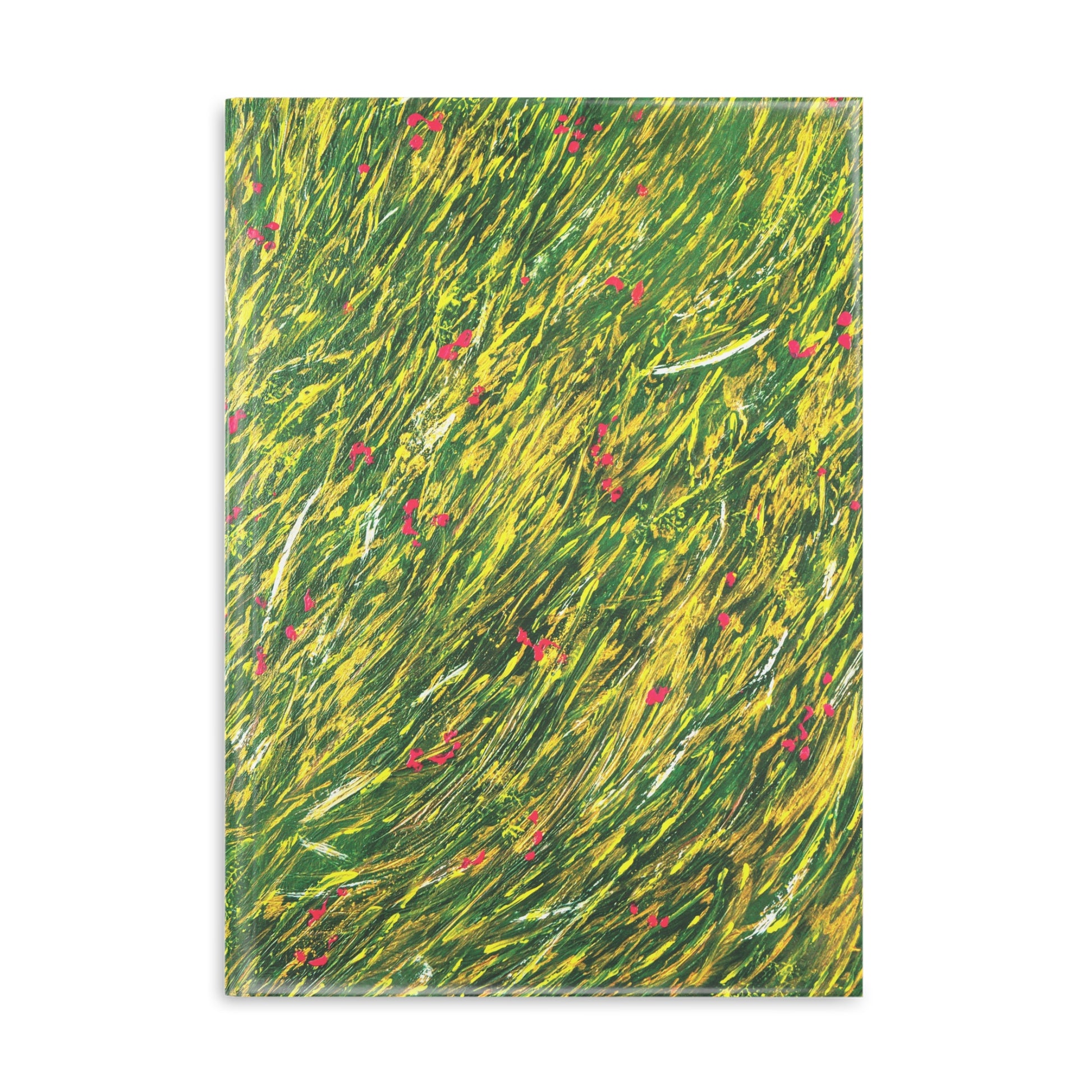 carnet de notes rigide Floral vert cadeau pour femme