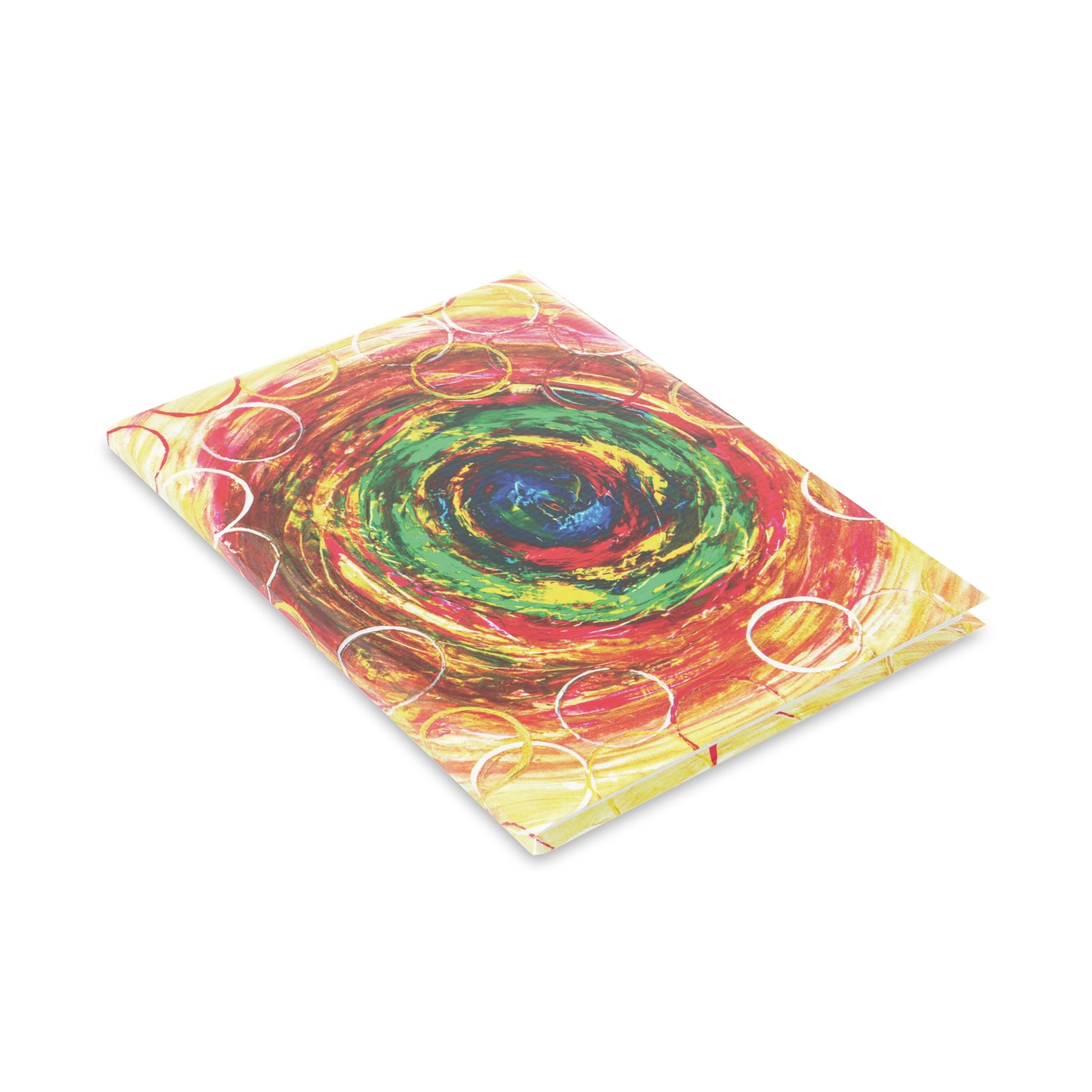 carnet de notes rigide art abstrait multicolor cadeau pour homme et femme