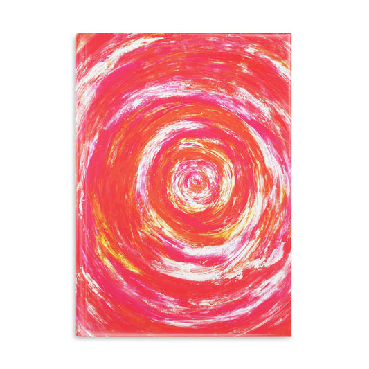 carnet de notes rigide colorée rose cyclone cadeau pour femme