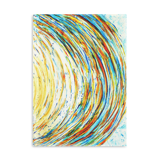carnet de notes rigide espace bleu jaune cadeau pour homme