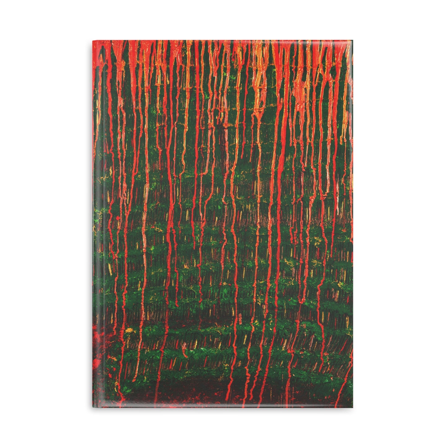 carnet de notes rigide vigne verte et rouge cadeau pour homme