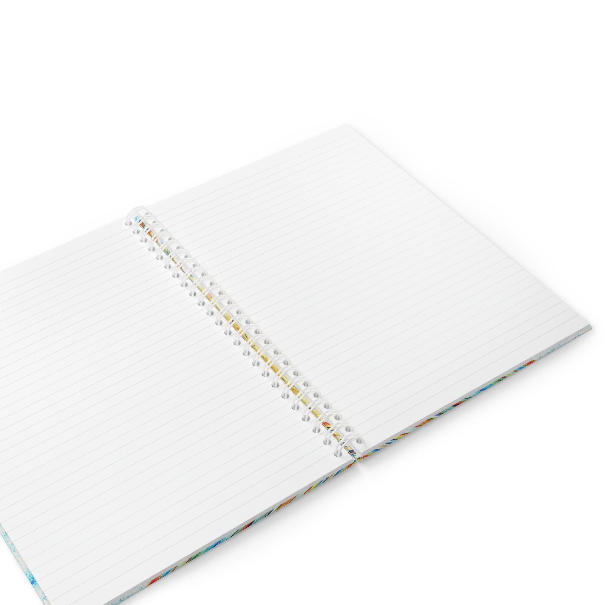 Carnet pour les passionnés de dessin – Une toile espace bleu et jaune pour vos esquisses et croquis, inspirée par l’art abstrait.